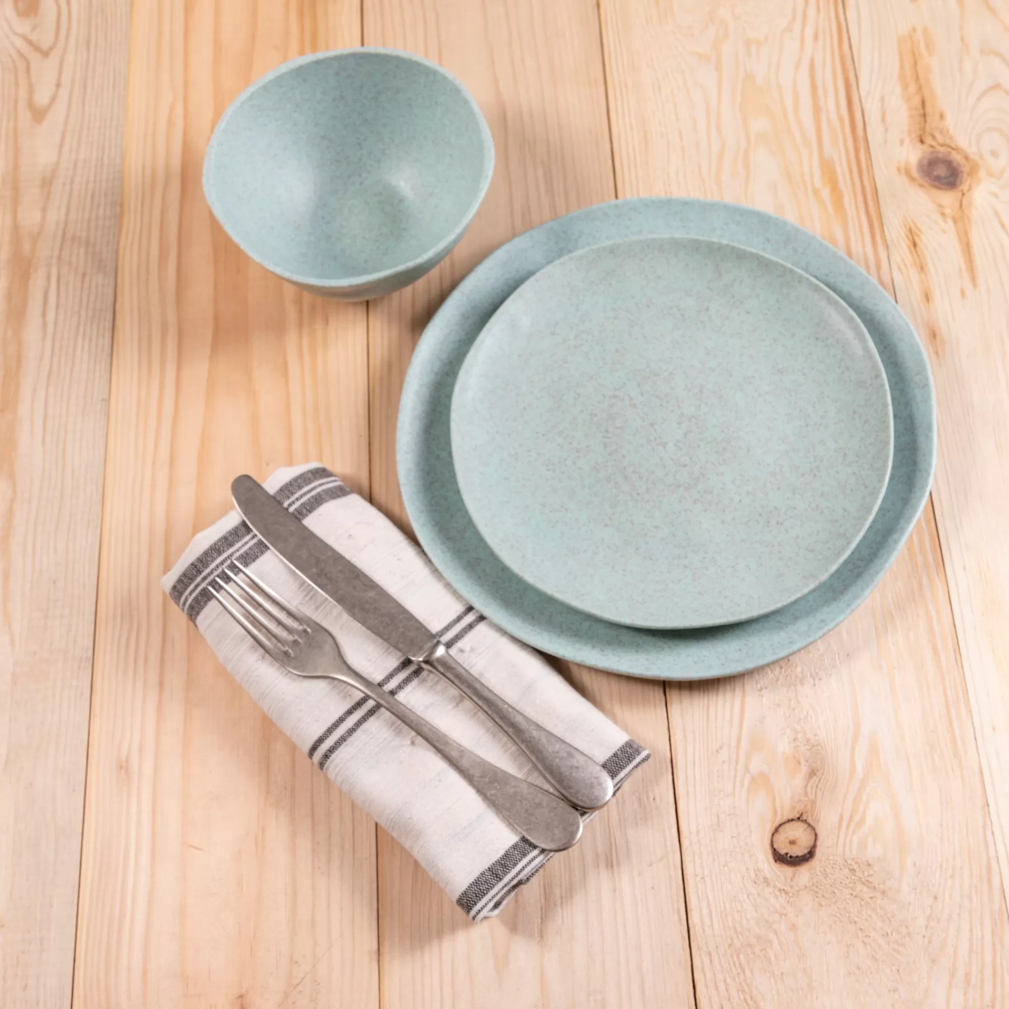Best Sale Be Home Al Fresco Organic Soup/Cereal Bowl, Sage Green, Set of 4