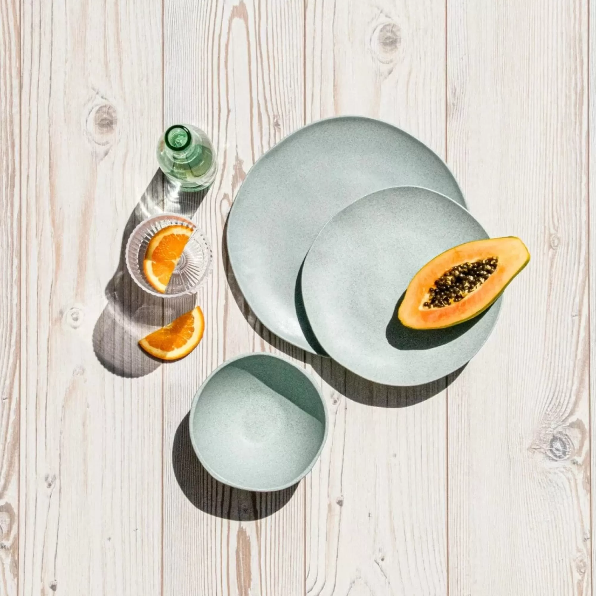 Best Sale Be Home Al Fresco Organic Soup/Cereal Bowl, Sage Green, Set of 4