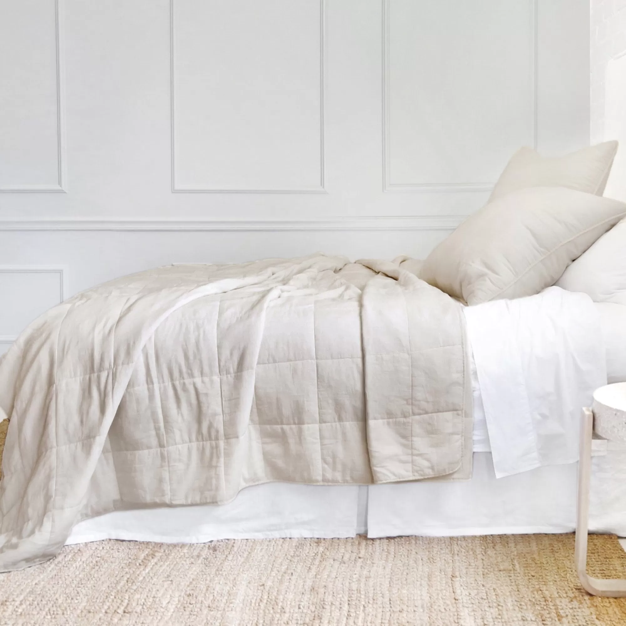 Shop Be Home Antwerp King Coverlet, Natural