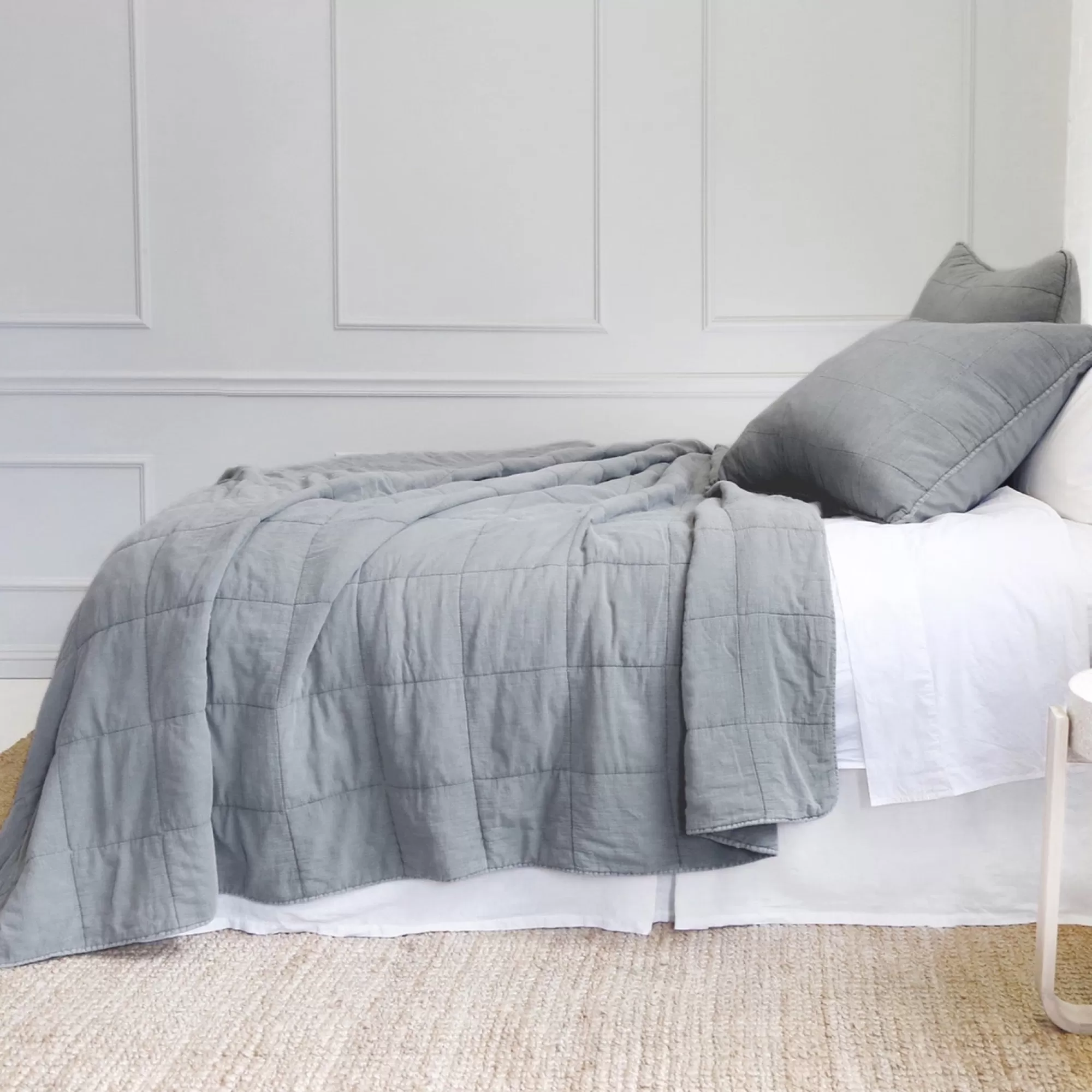 New Be Home Antwerp King Coverlet, Ocean