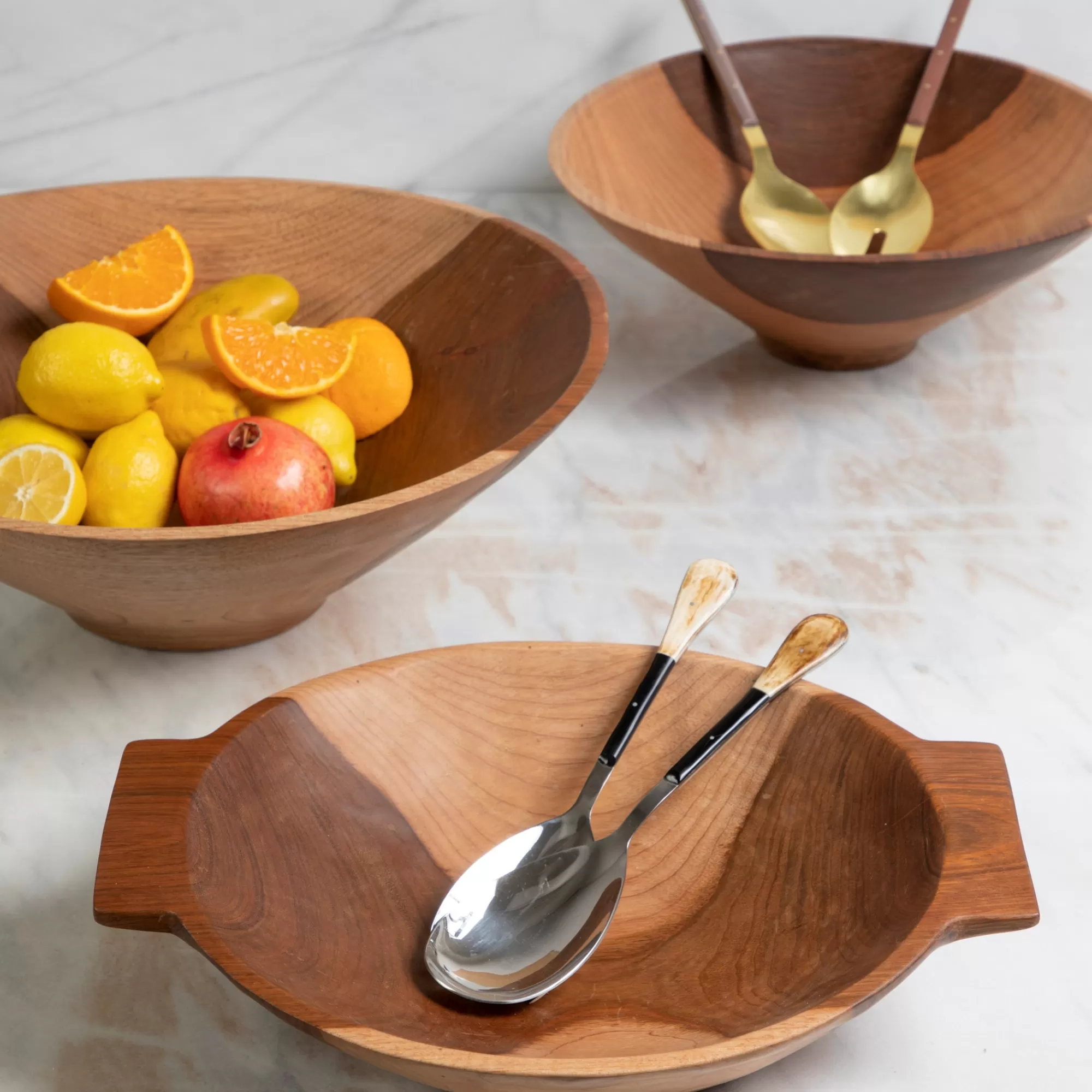 Shop Be Home Azucar Cherry Wood Handled Bowl