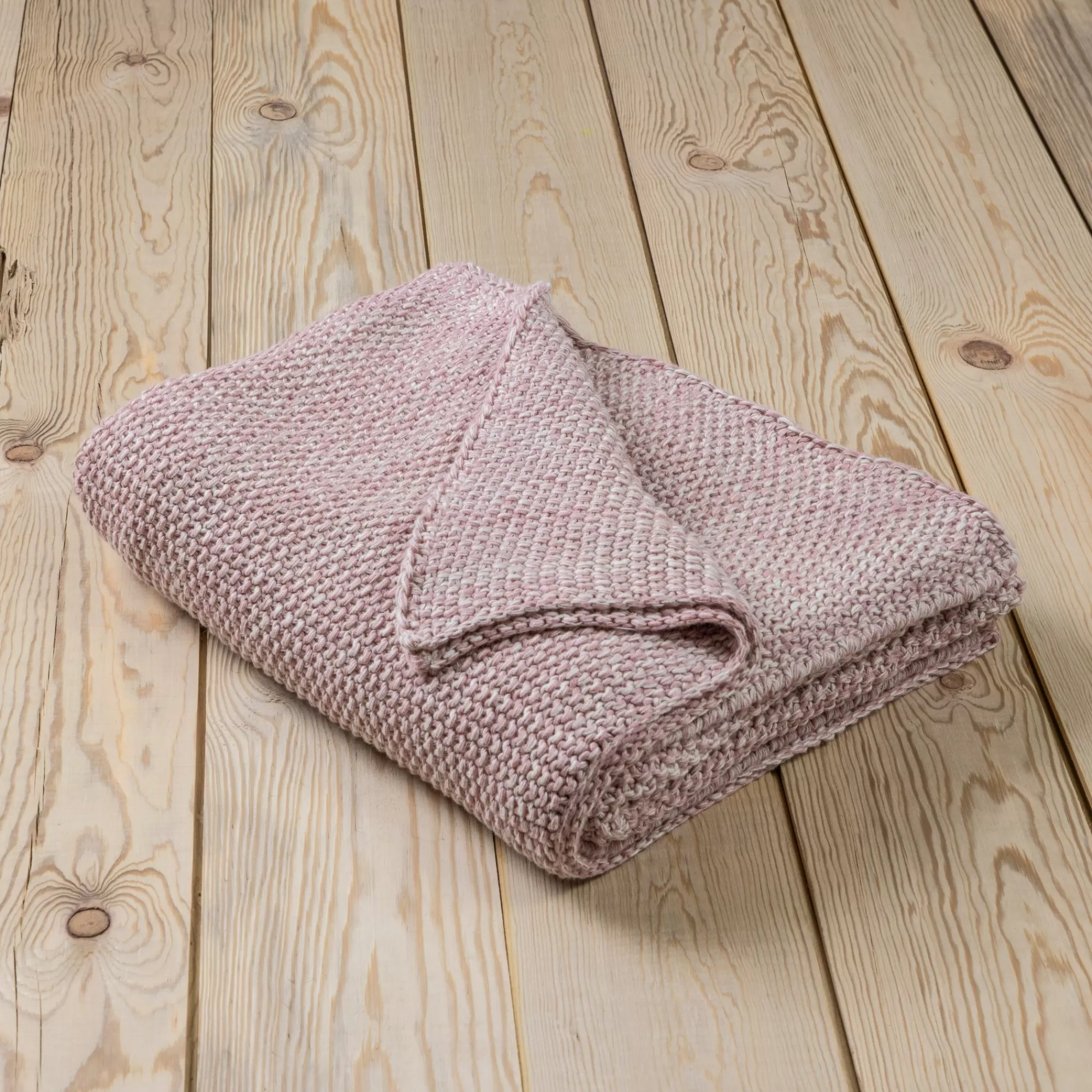 Discount Be Home Belmont Marled Throw, Pink