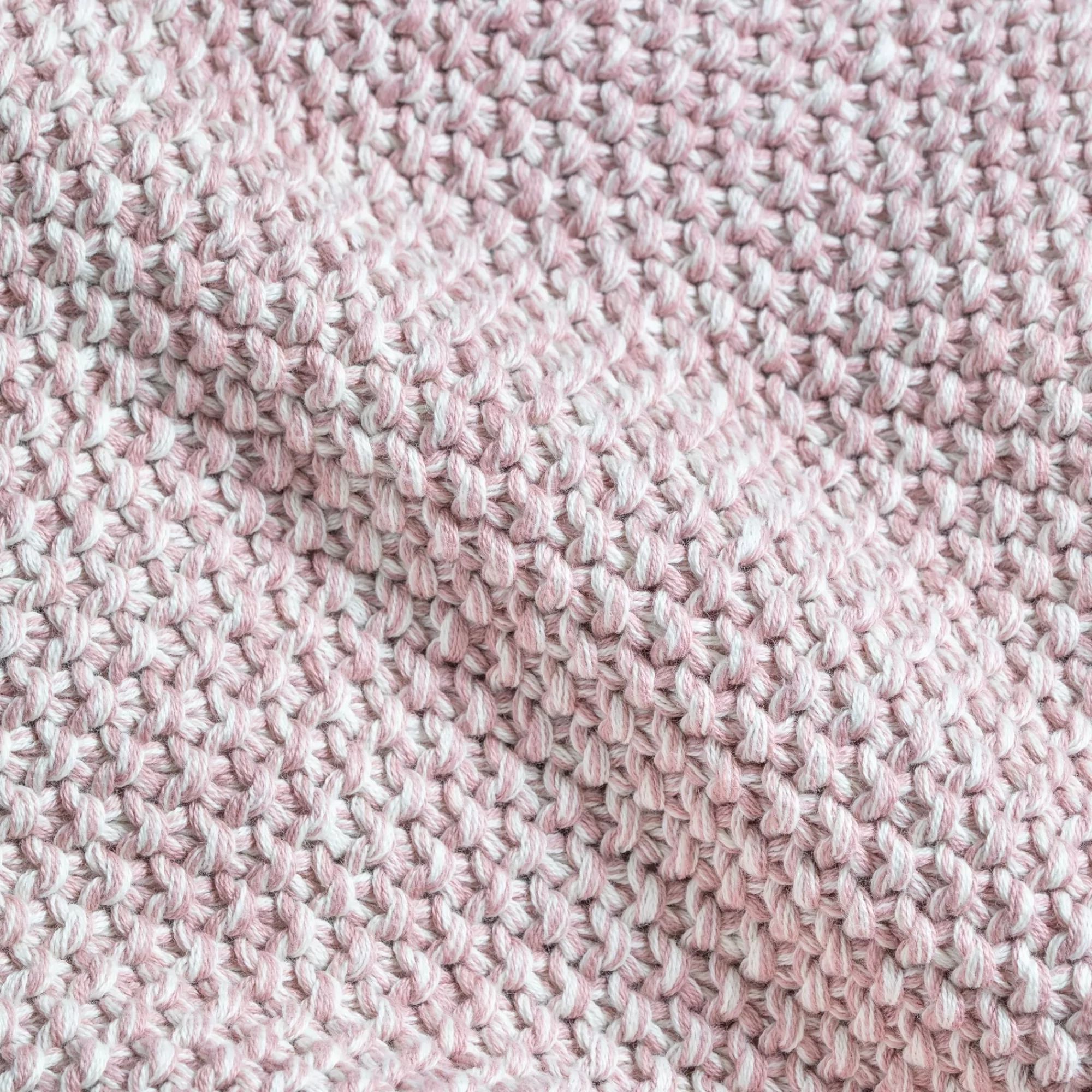 Discount Be Home Belmont Marled Throw, Pink