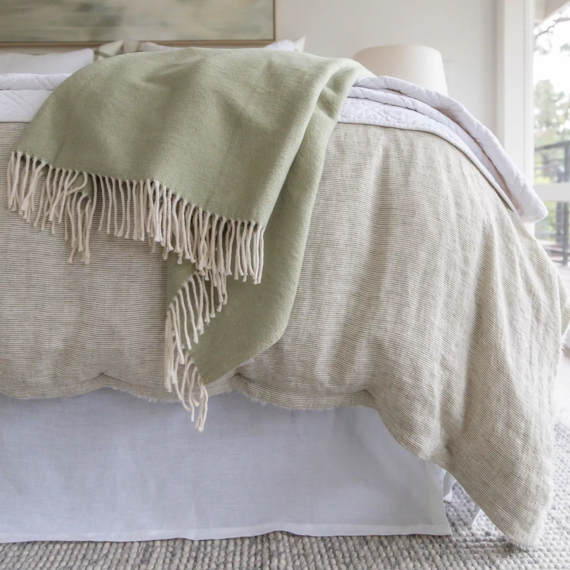 Sale Be Home Billie Throw, Sage