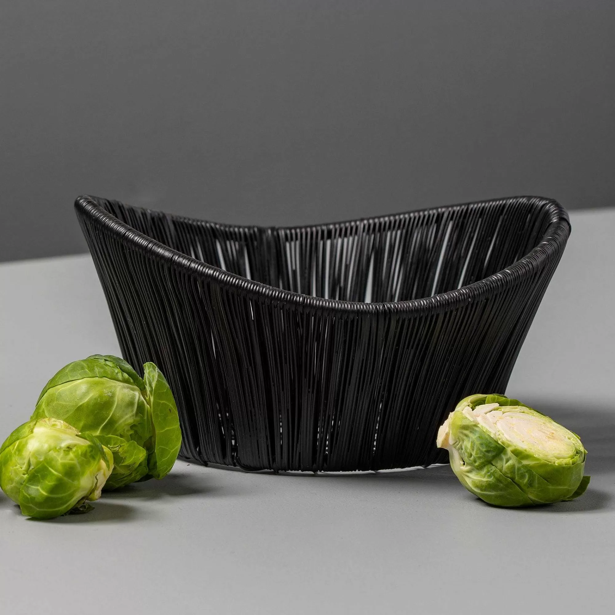 Be Home Food Baskets<Black Rhythm Wire Basket, Small