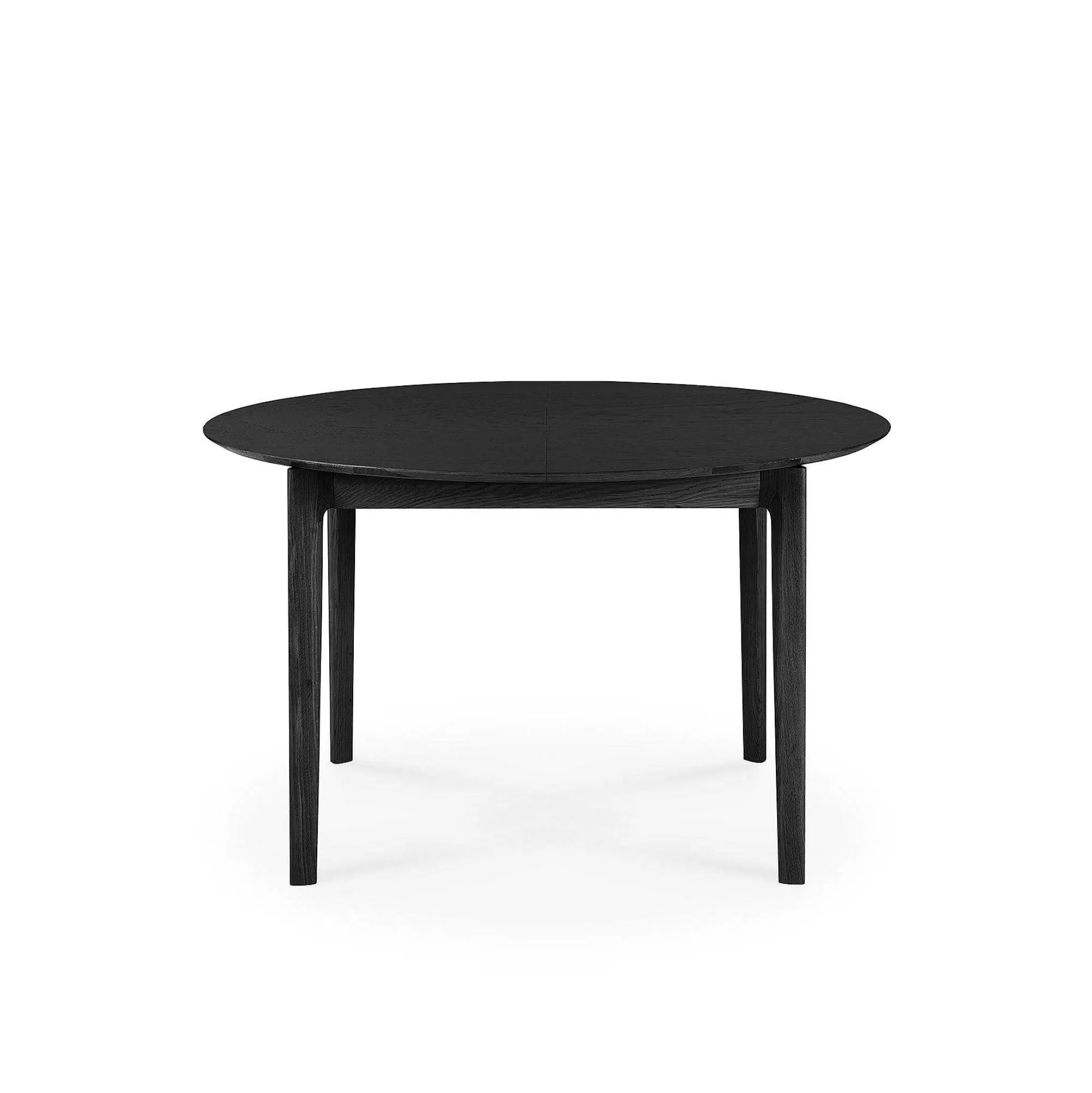 Be Home Dining Tables<Bok Extendable Solid Black Oak Dining Table, Round 51"/ 71"