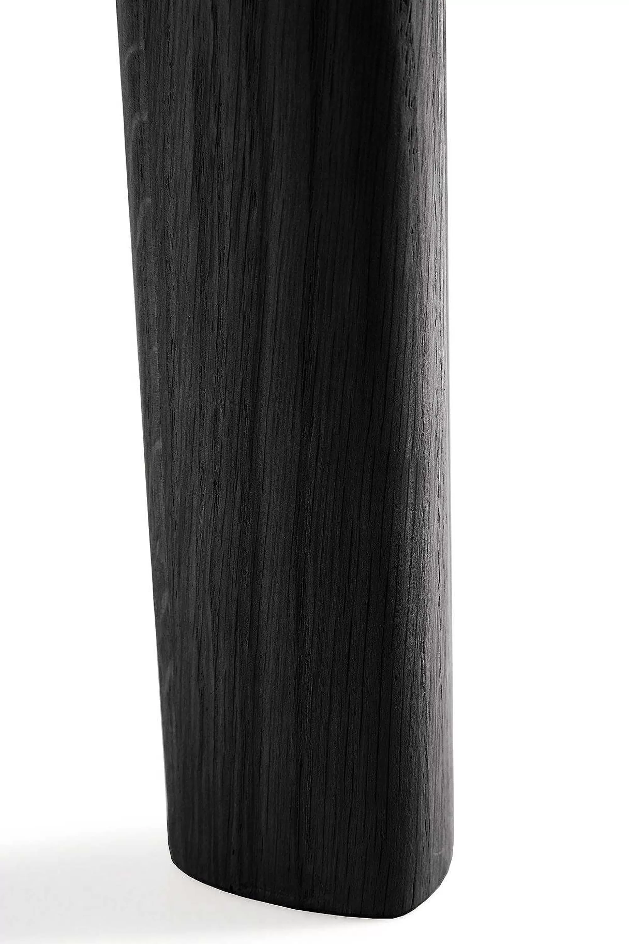 Be Home Dining Tables<Bok Extendable Solid Black Oak Dining Table, Round 51"/ 71"