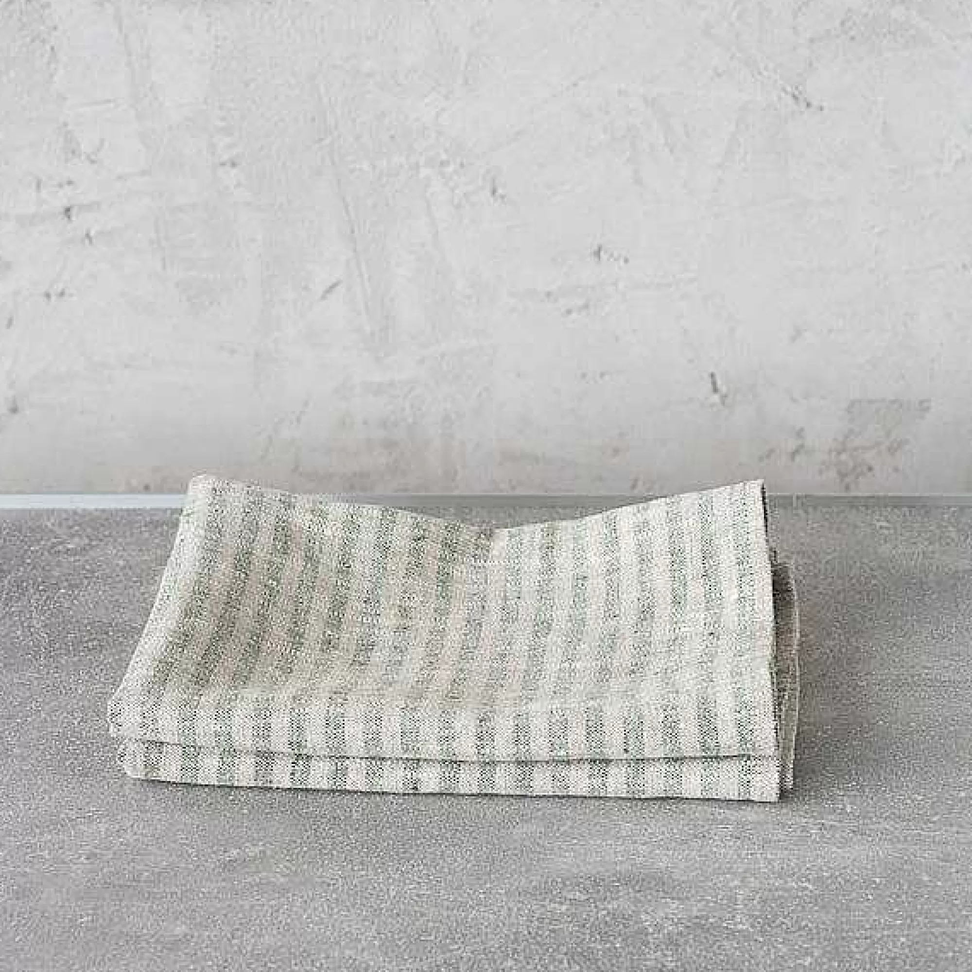 Be Home Hand Towels<Brittany Hand Towels, Set of 2, Forest Green and Natural