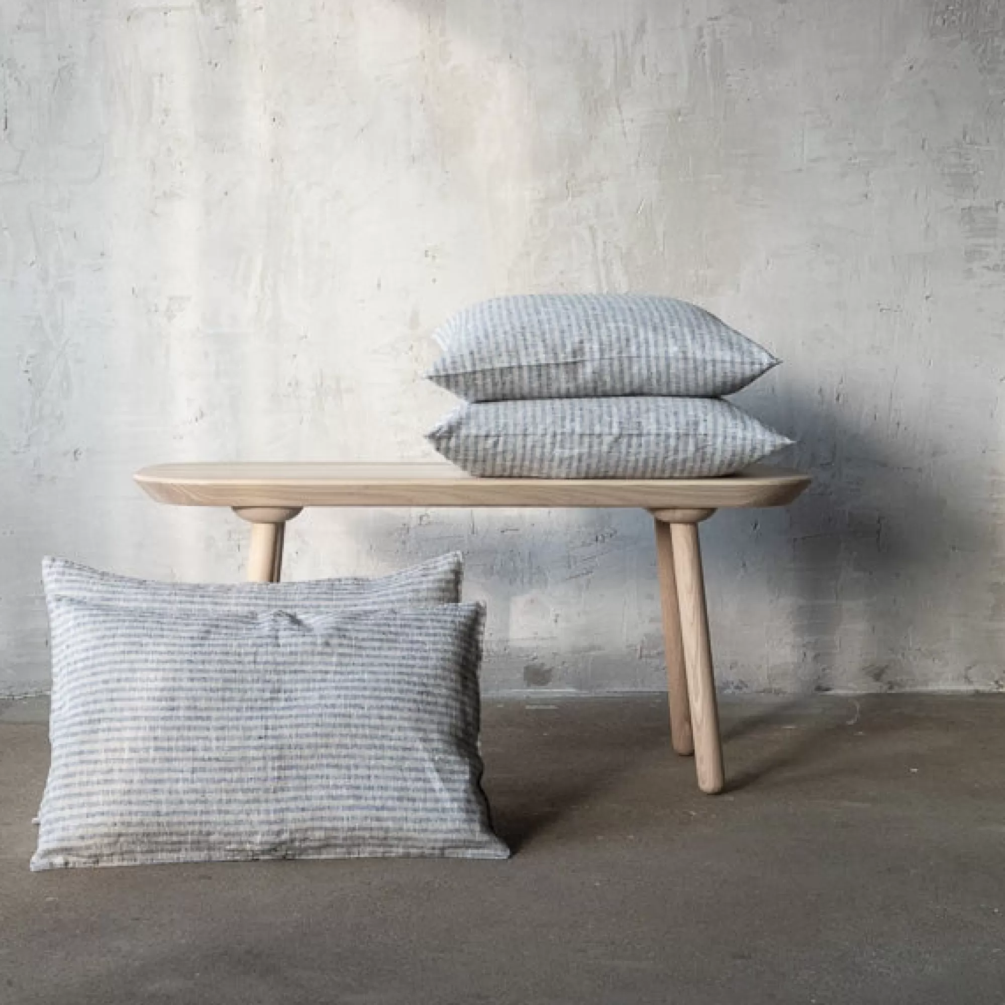 Clearance Be Home Brittany Lumbar Pillow, Indigo and Natural