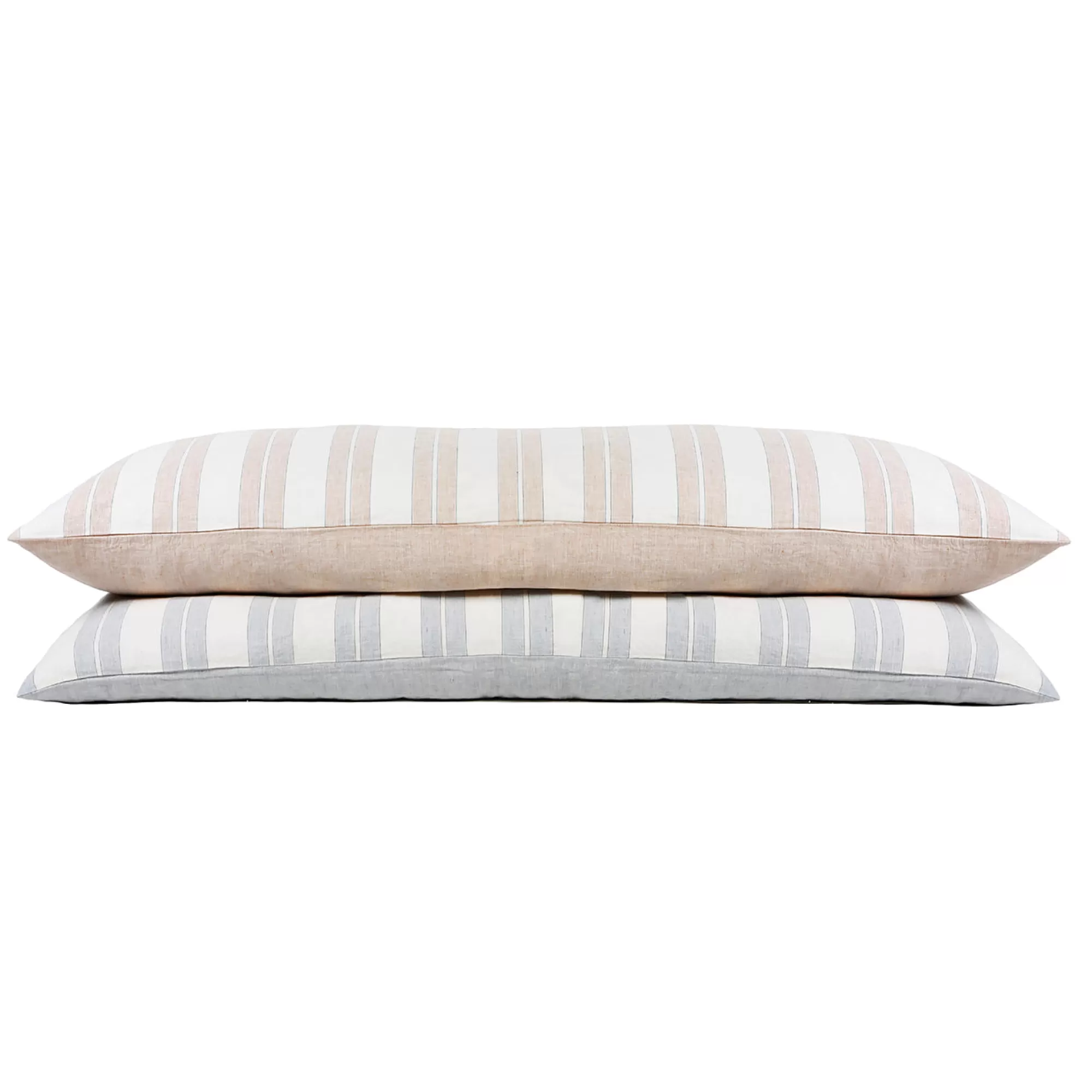 Store Be Home Carter Body Pillow, Ivory & Denim