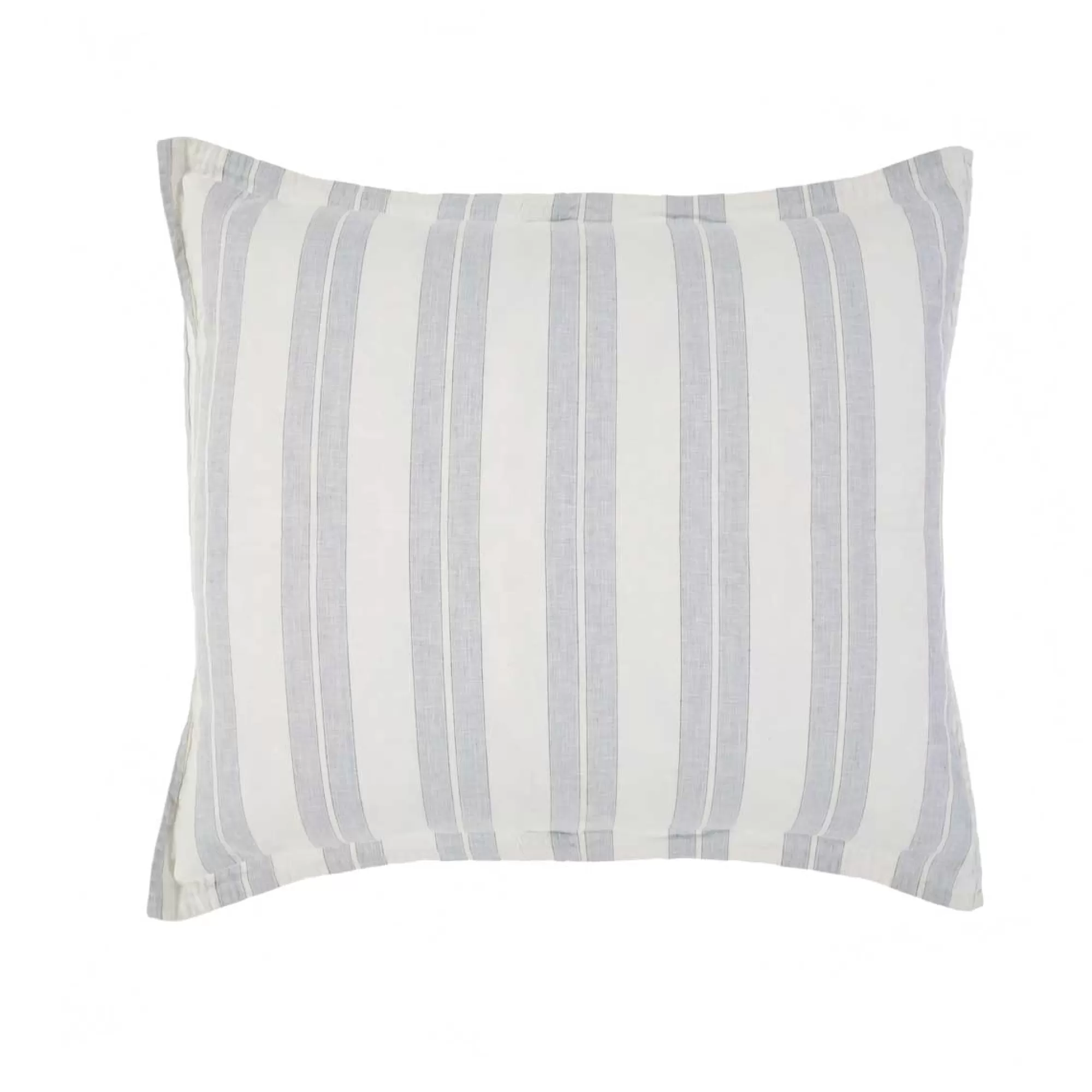 Sale Be Home Carter Euro Sham, Ivory & Denim