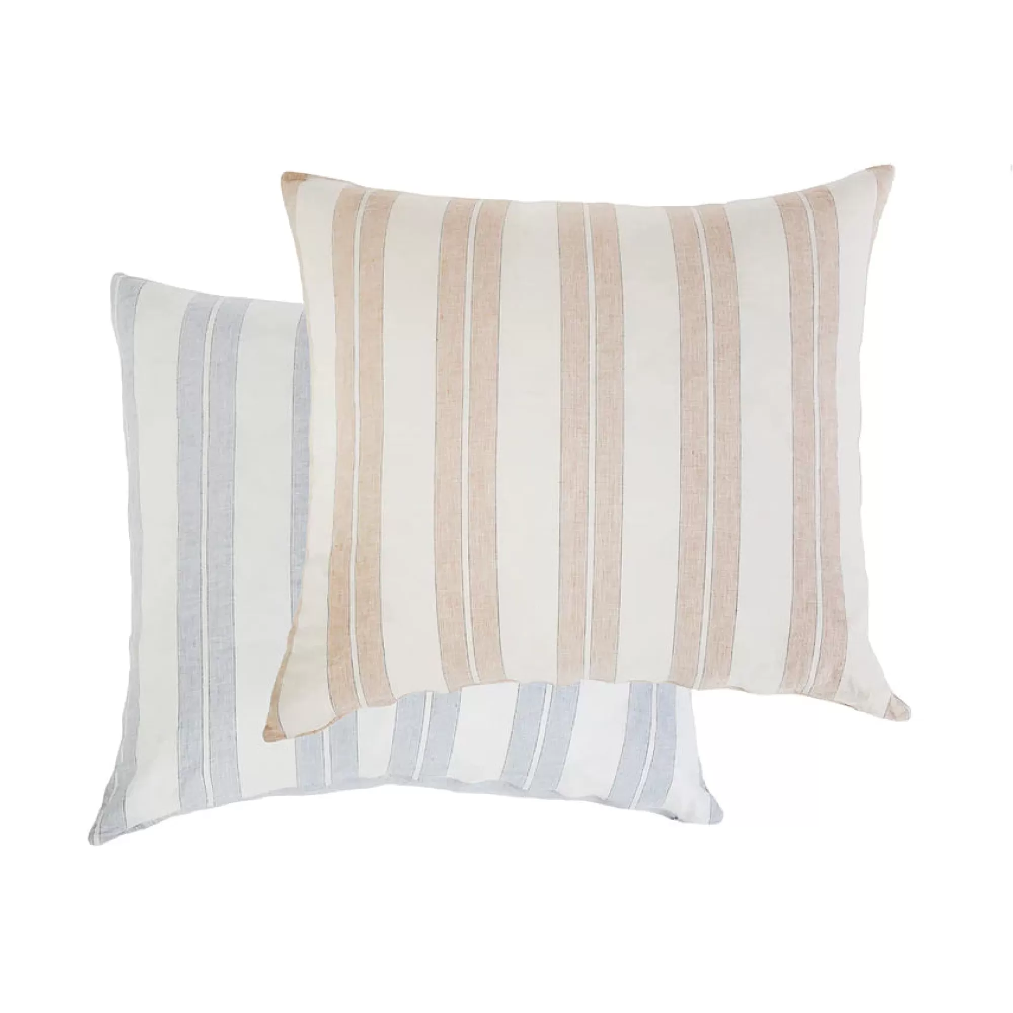 Sale Be Home Carter Euro Sham, Ivory & Denim