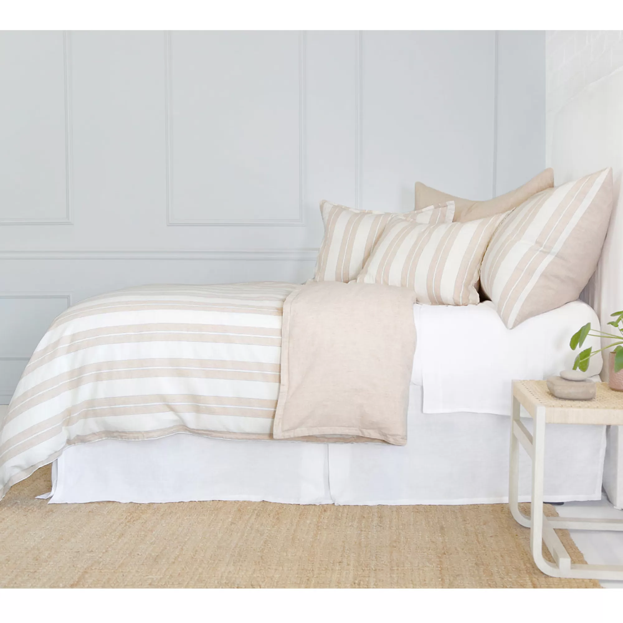 Sale Be Home Carter King Duvet Cover, Ivory & Amber