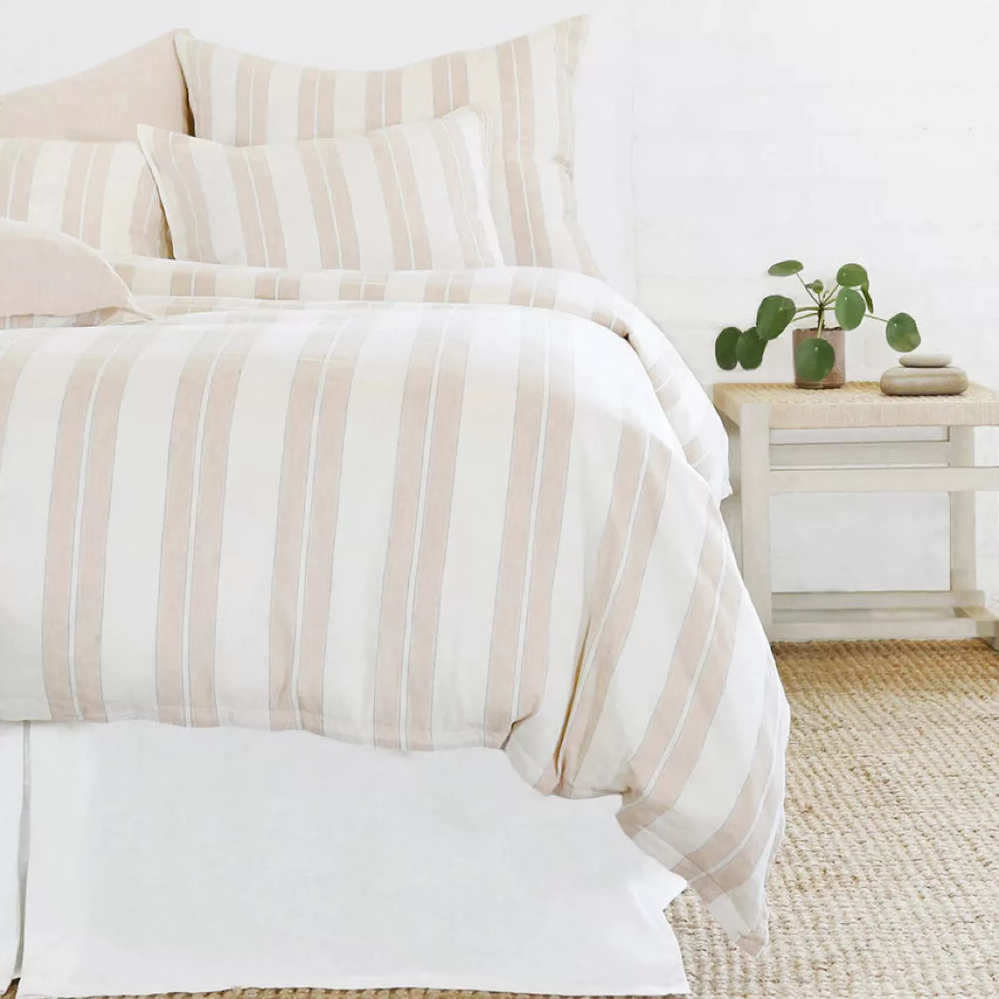 Sale Be Home Carter King Duvet Cover, Ivory & Amber