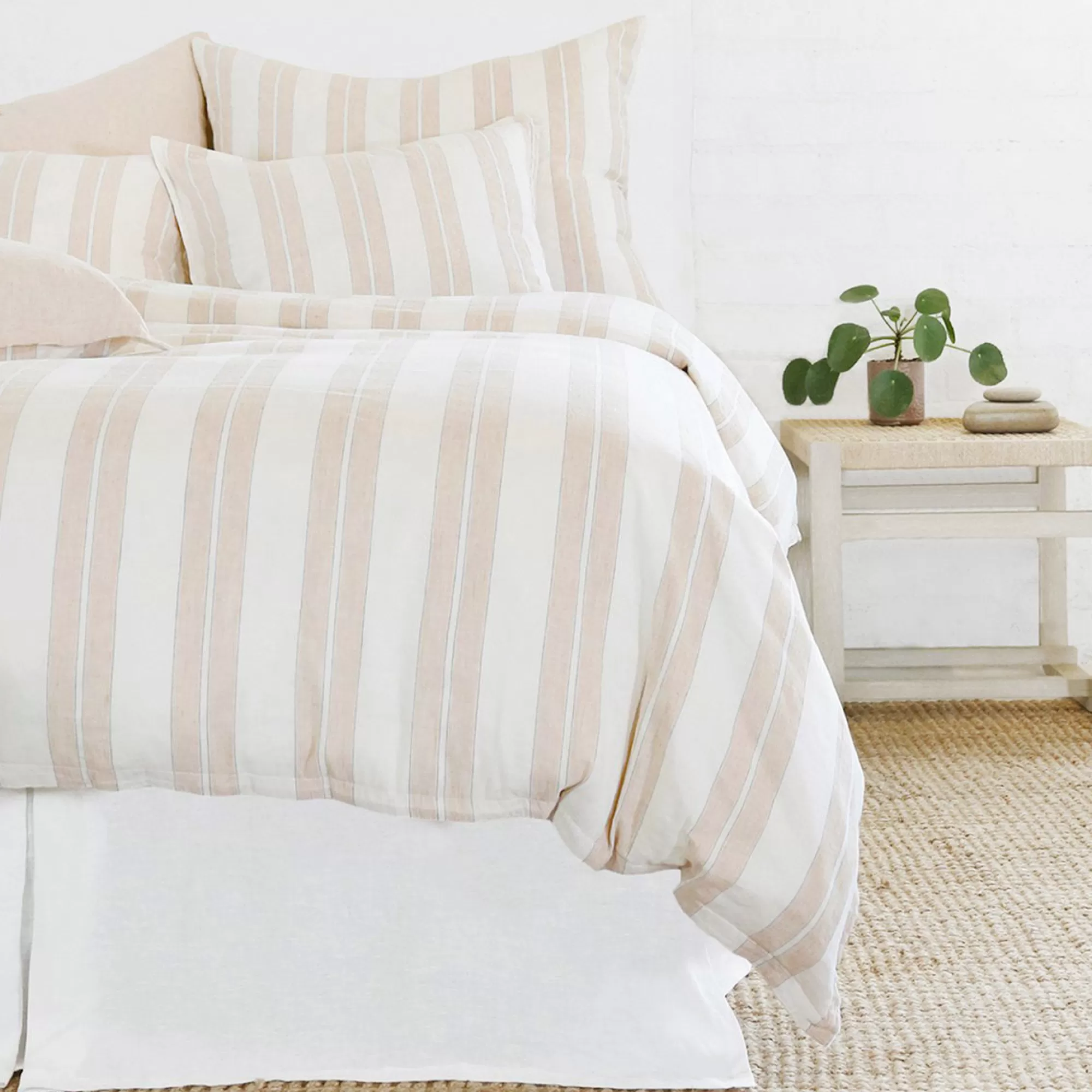Shop Be Home Carter Queen Duvet Cover, Ivory & Amber