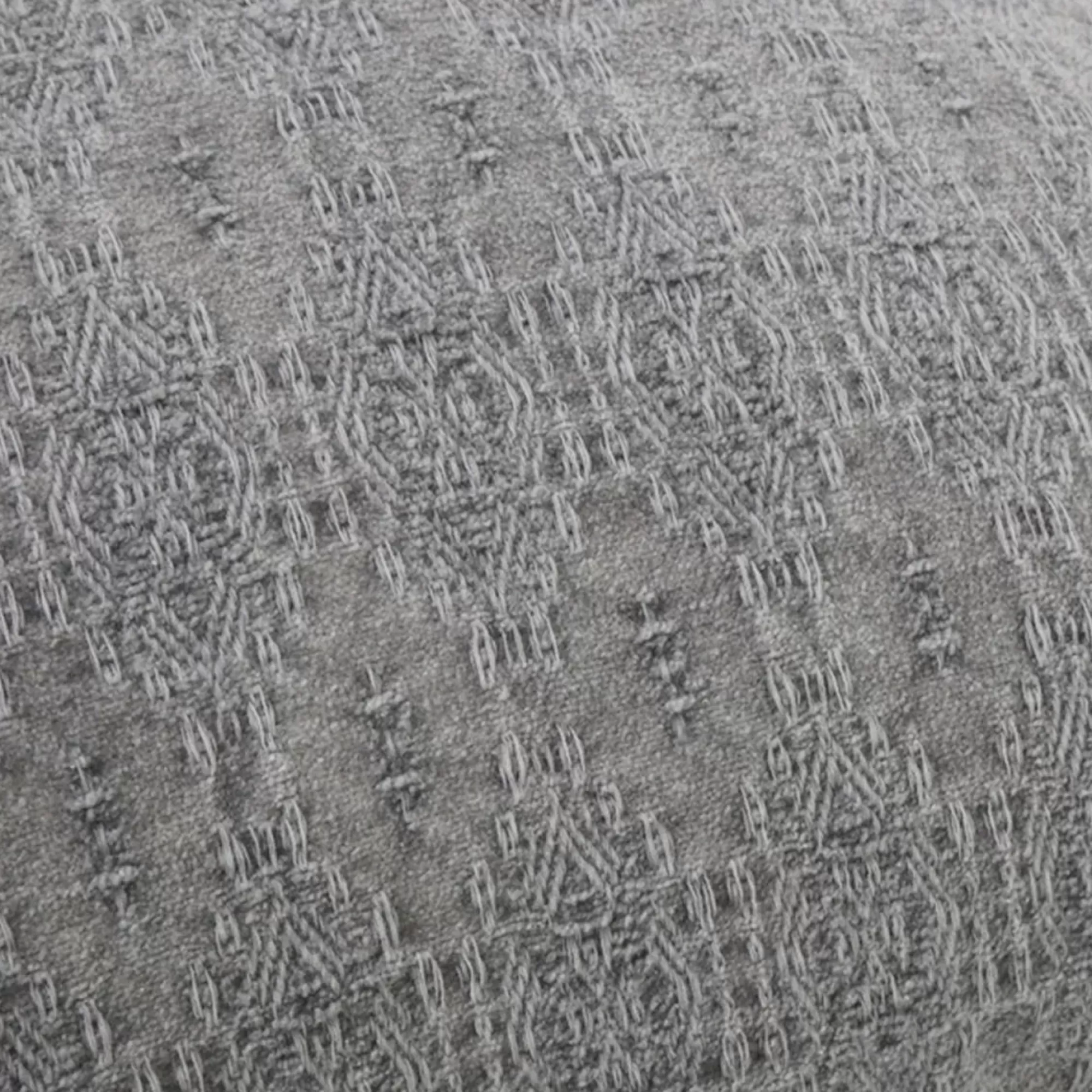 Store Be Home Fiona Square Pillow, Light Grey