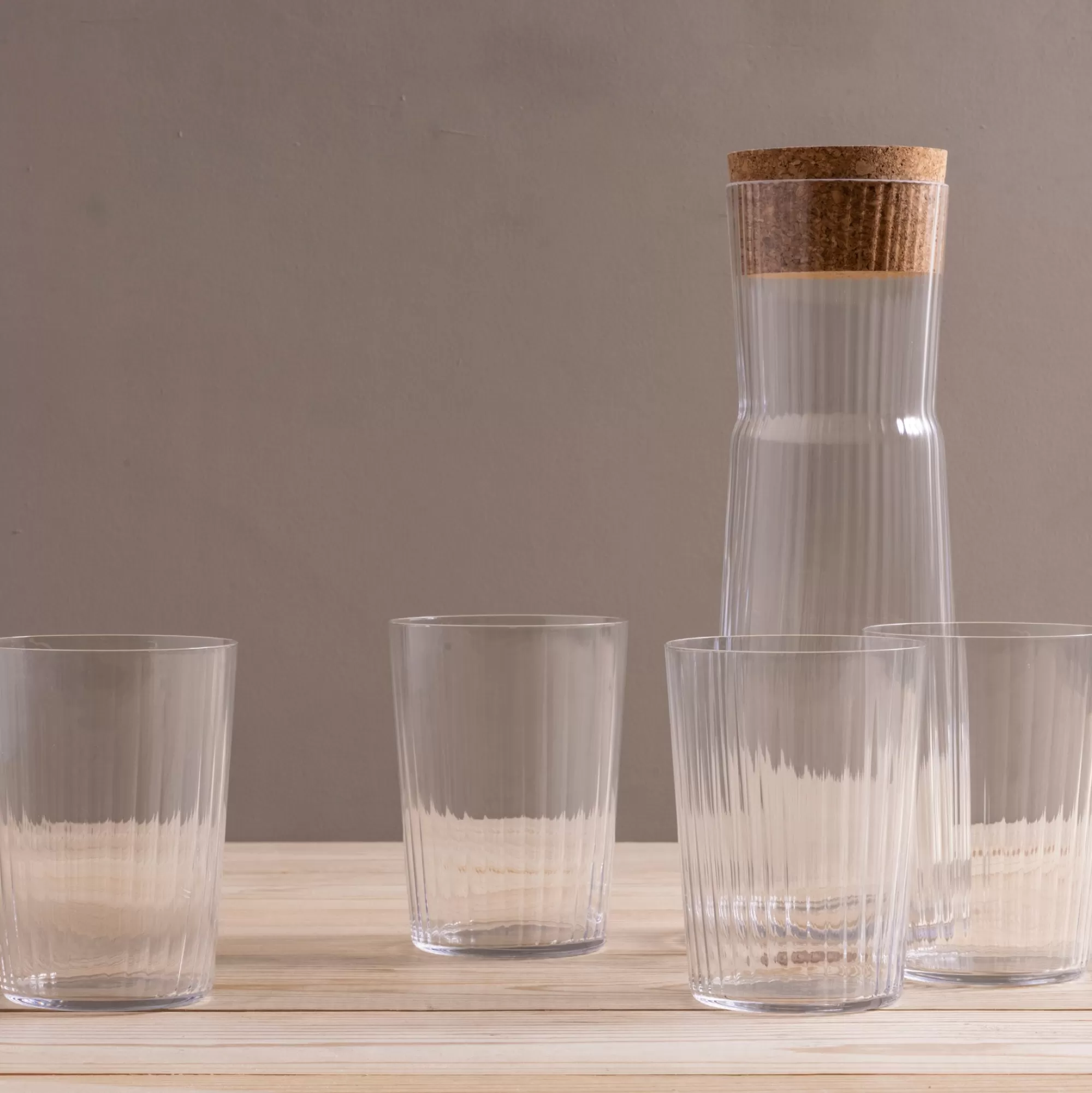 New Be Home Gio Carafe with Cork Stopper