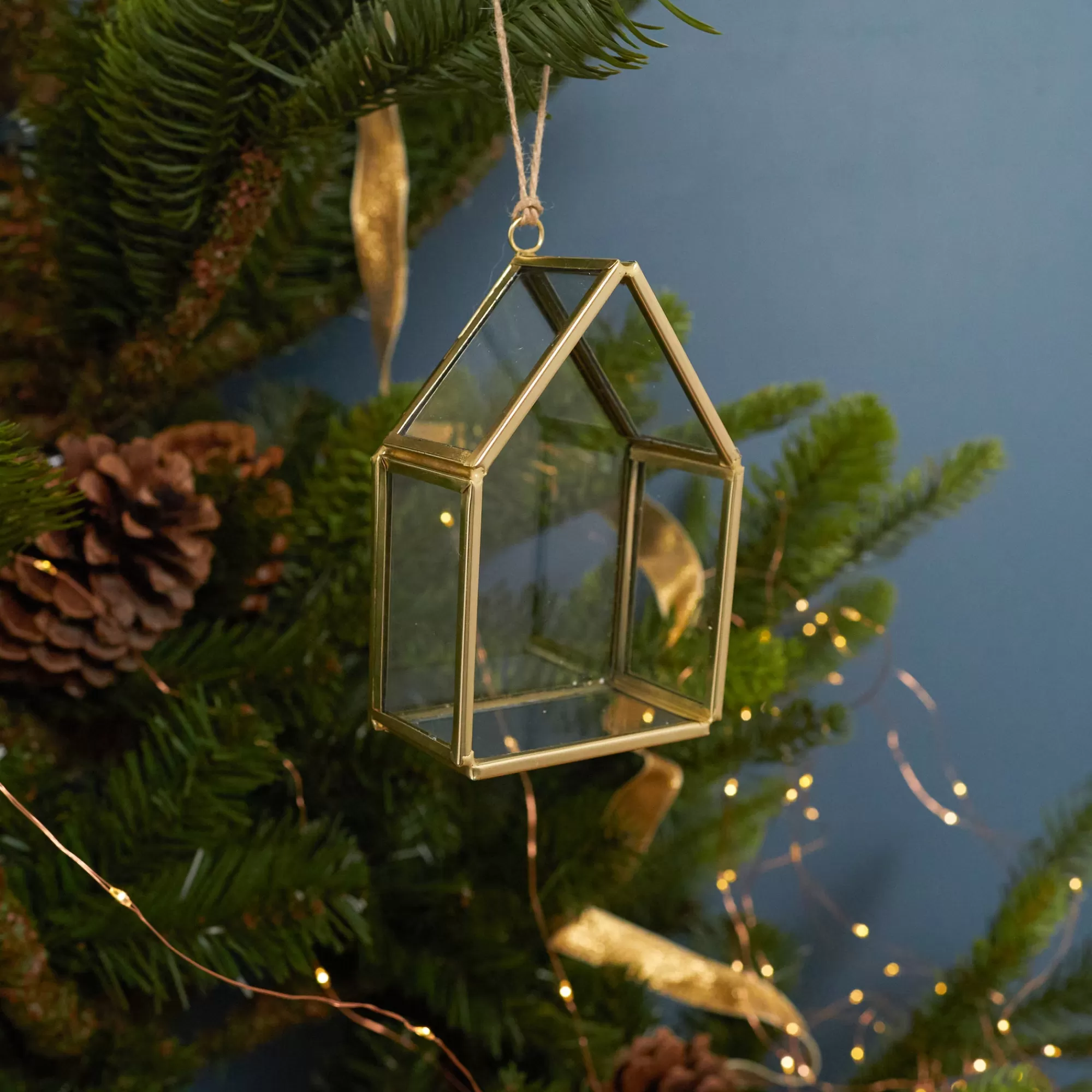 Clearance Be Home Glass House Ornament, Large