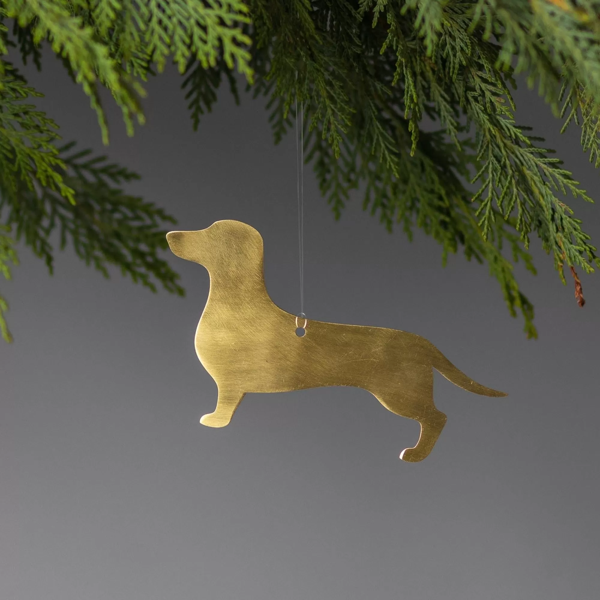 Sale Be Home Gold Stencil Ornament, Dachshund
