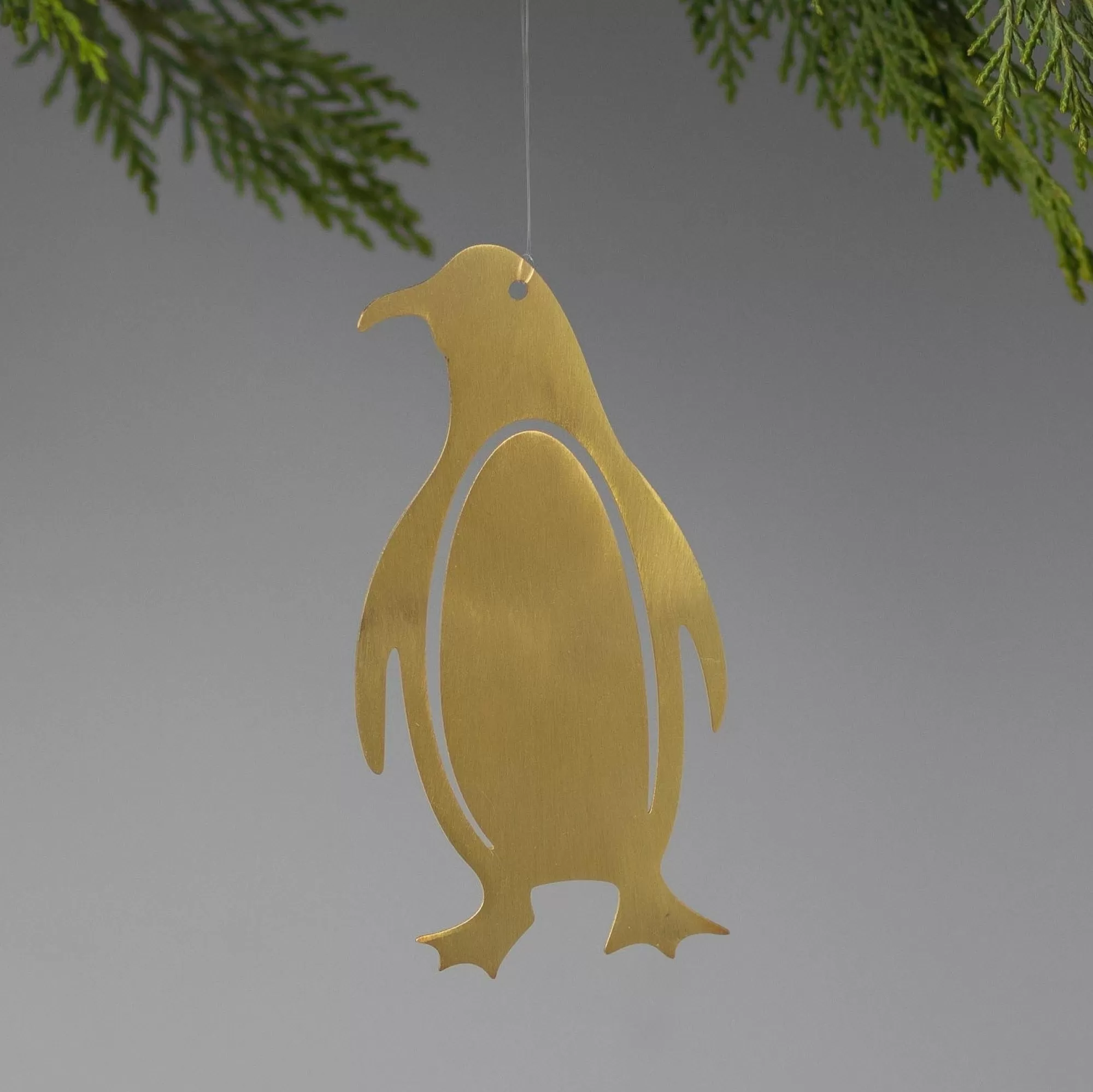 Cheap Be Home Gold Stencil Ornament, Penguin