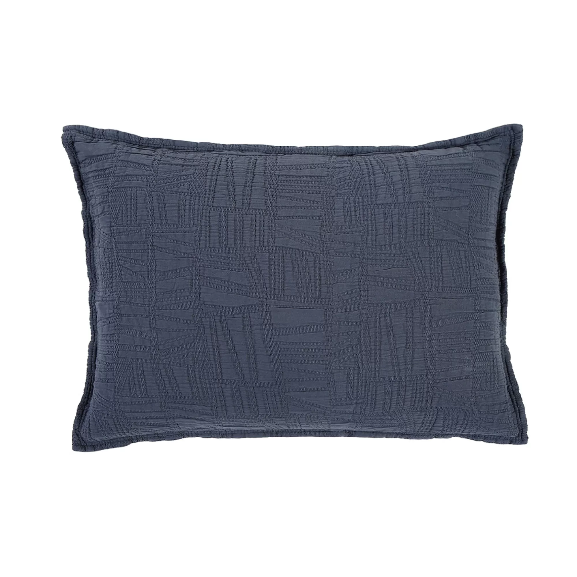 Cheap Be Home Harbour Standard Sham, Navy