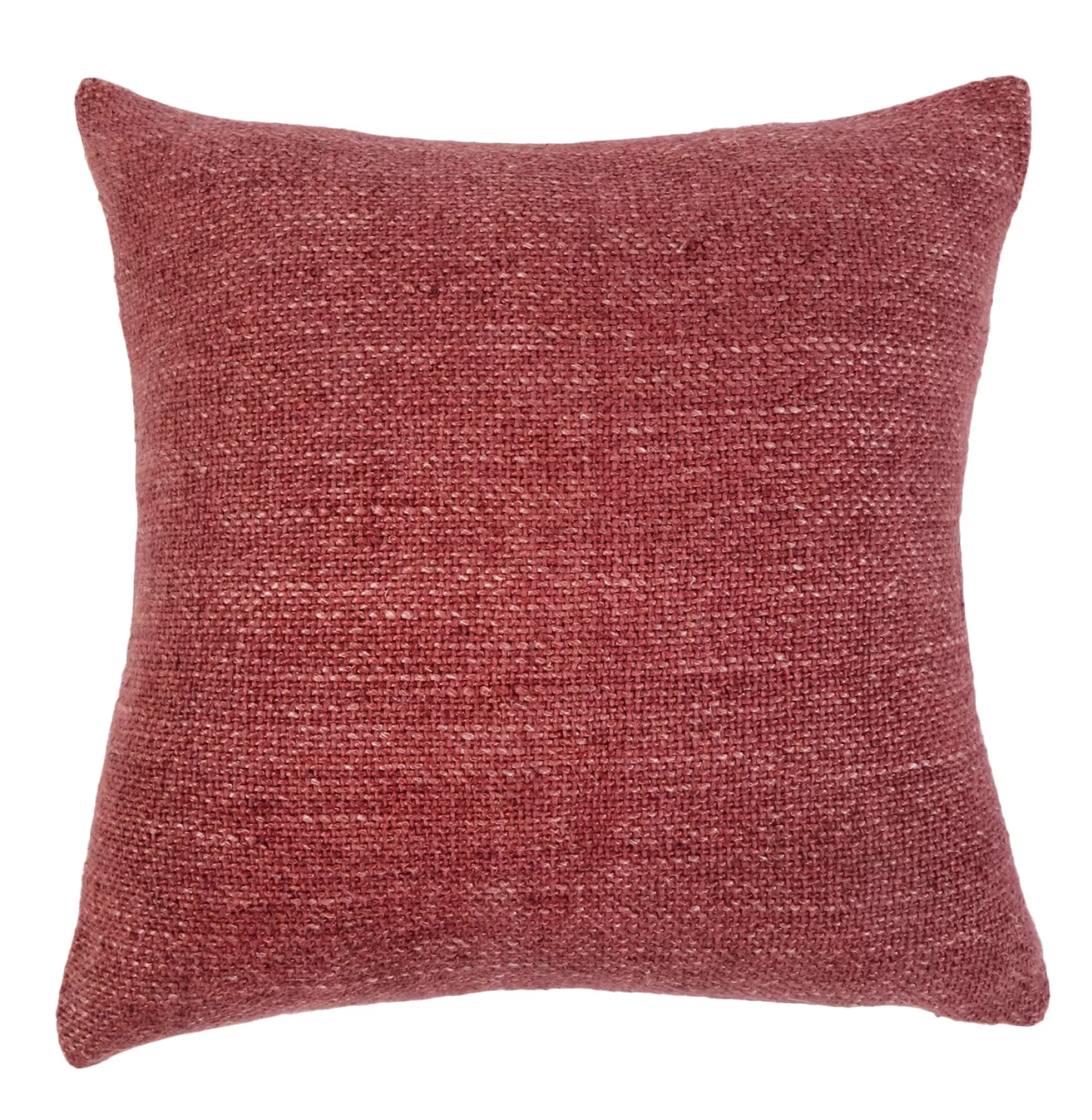 Hot Be Home Hendrick Square Pillow, Berry