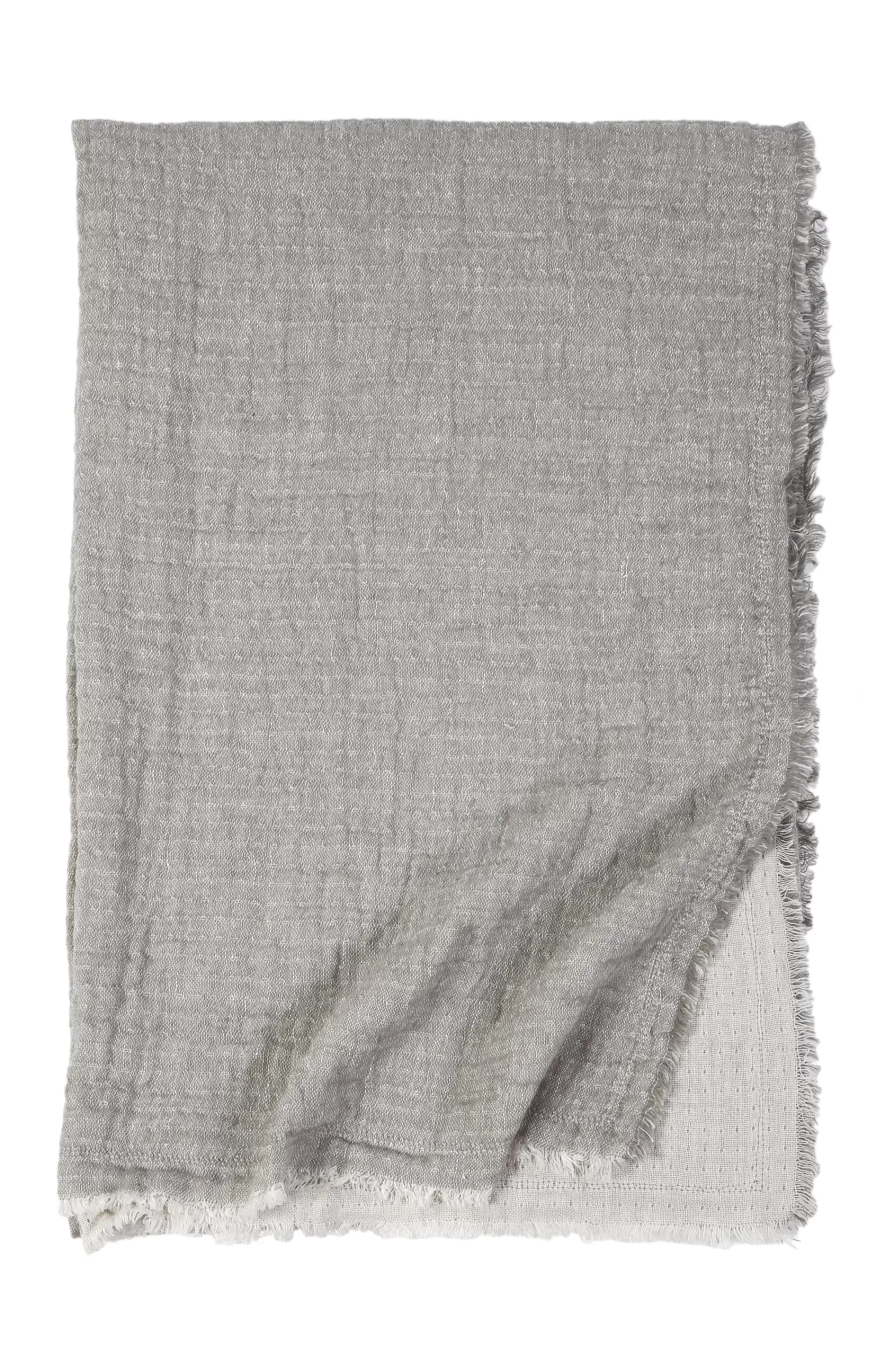 Hot Be Home Hermosa Oversized Throw, Light Grey & Cream