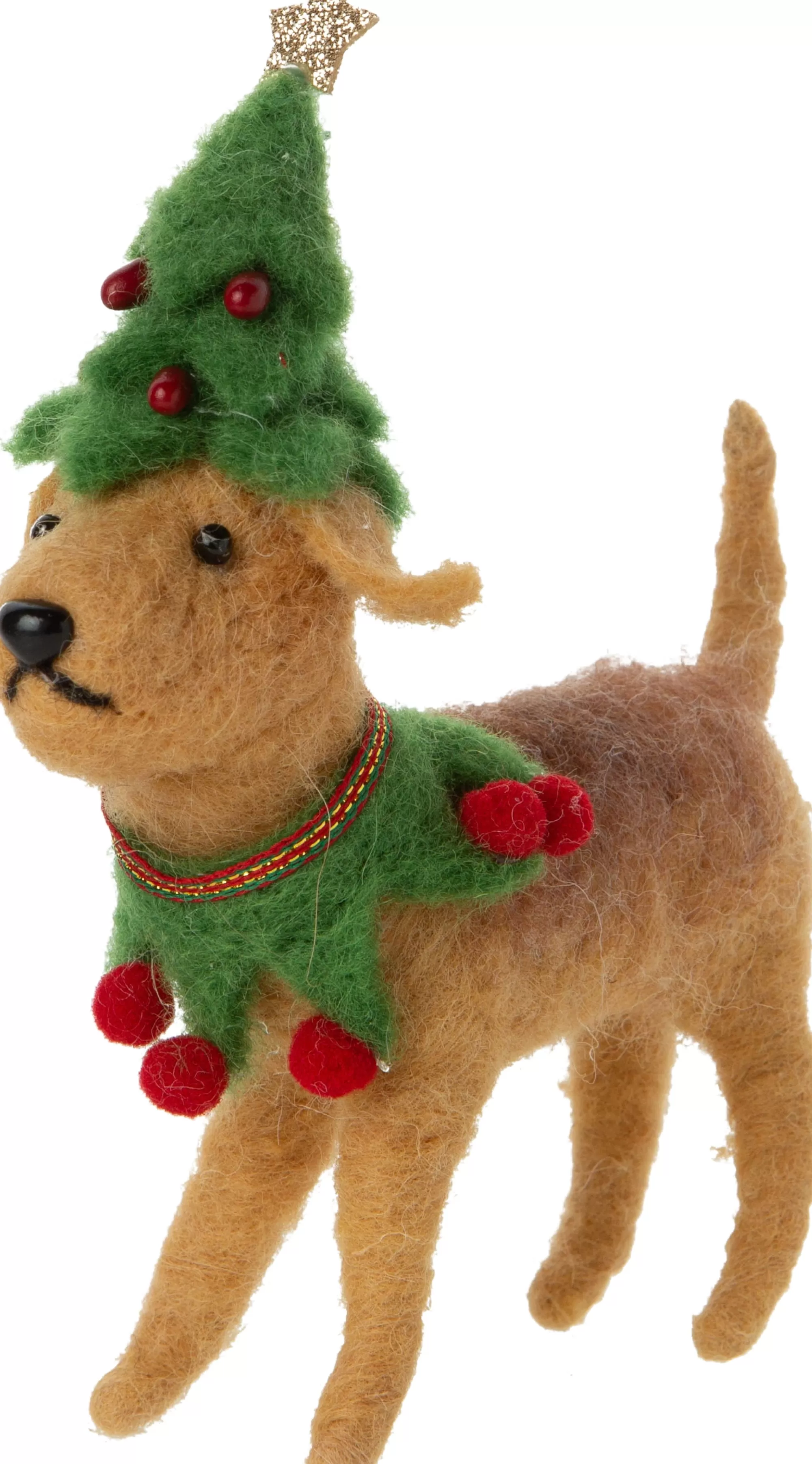 Online Be Home Holiday Party Dog Ornament
