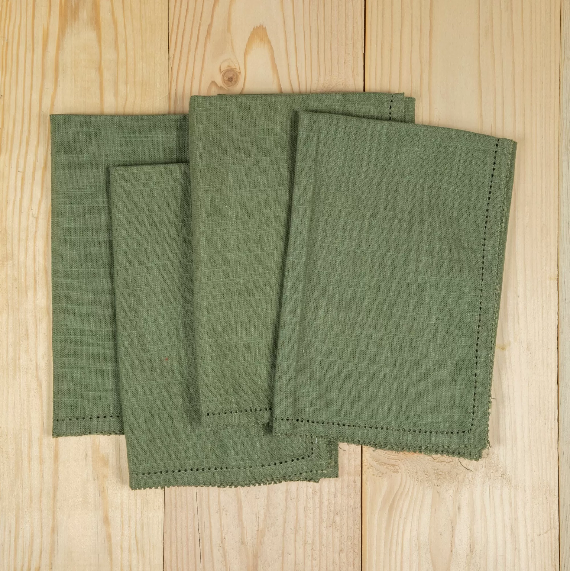 Sale Be Home Hudson Napkins, Set of 4, Olive