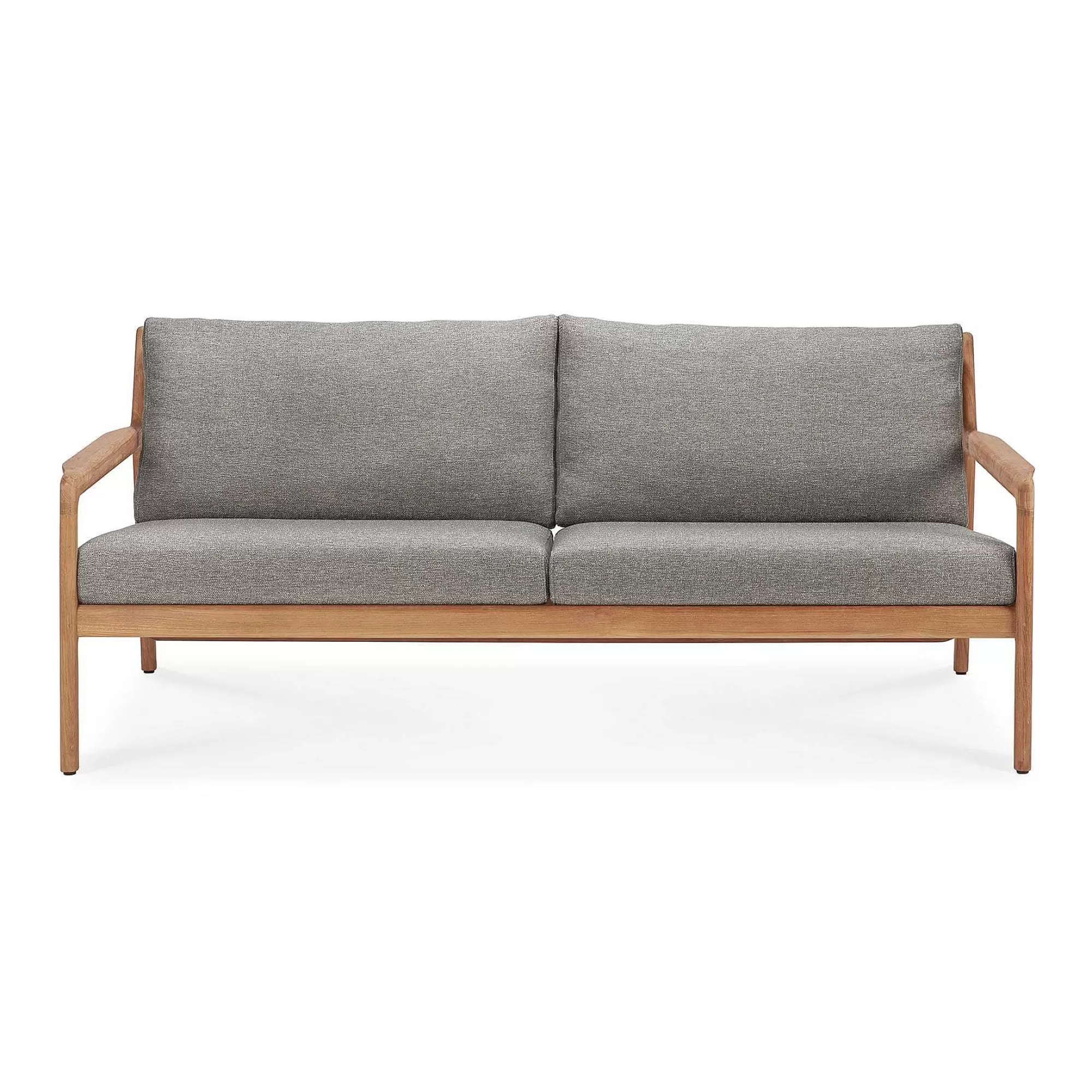 Be Home Outdoor Lounge Furniture<Jack Solid Teak Outdoor 2 Seater Sofa, Mocha Fabric