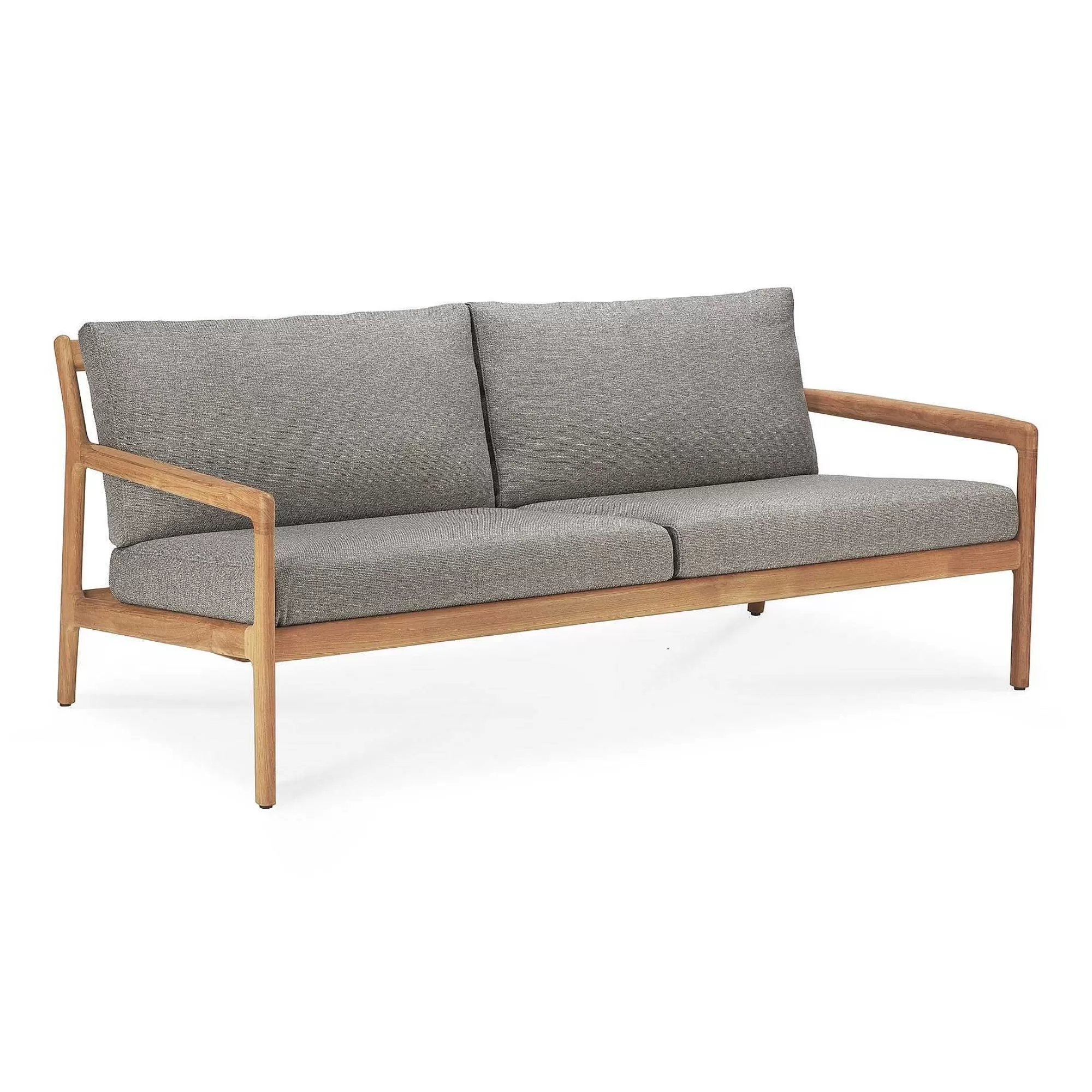 Be Home Outdoor Lounge Furniture<Jack Solid Teak Outdoor 2 Seater Sofa, Mocha Fabric