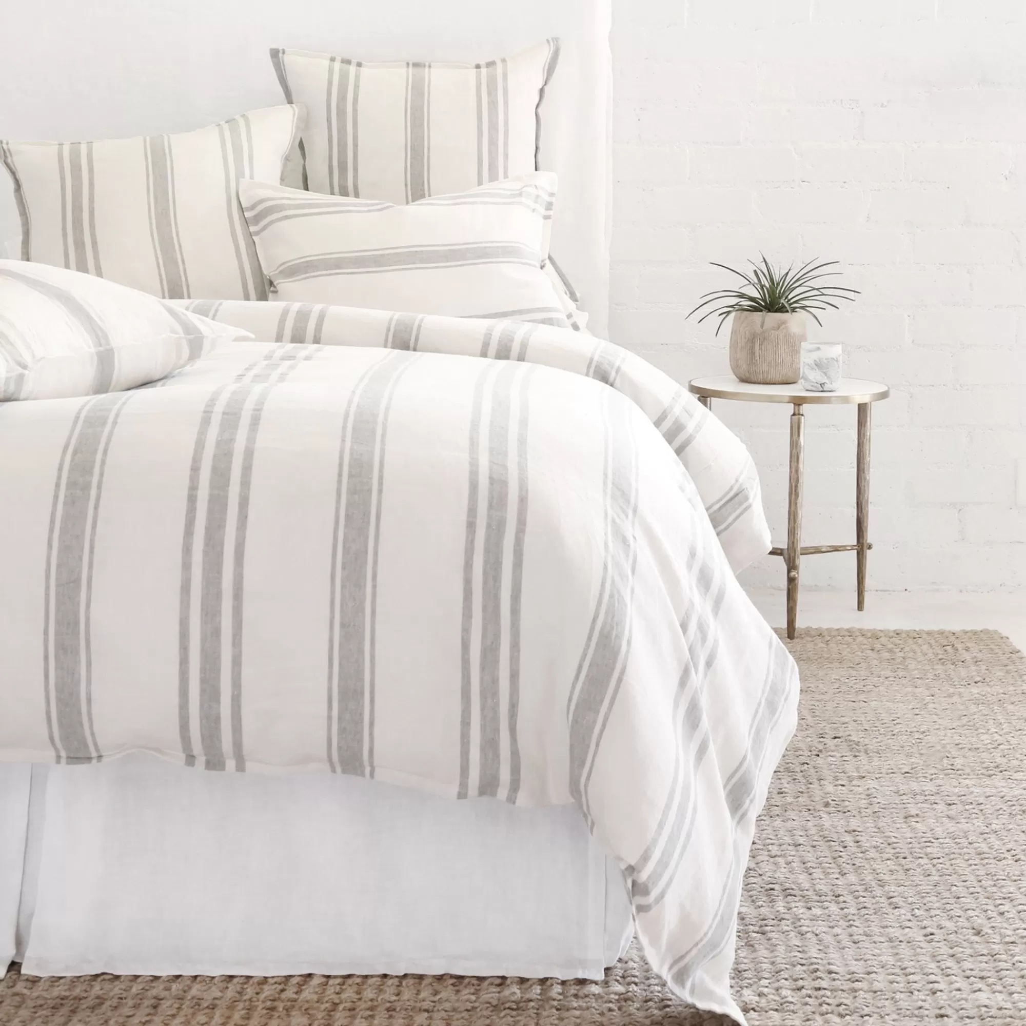Shop Be Home Jackson Queen Duvet Cover, Cream & Grey