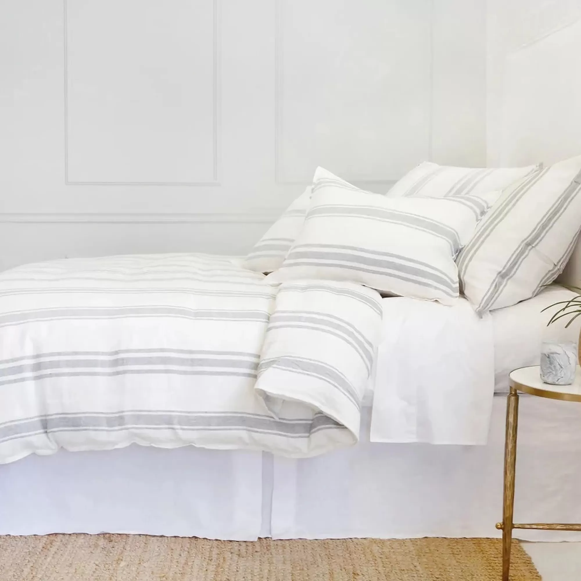 Shop Be Home Jackson Queen Duvet Cover, Cream & Grey
