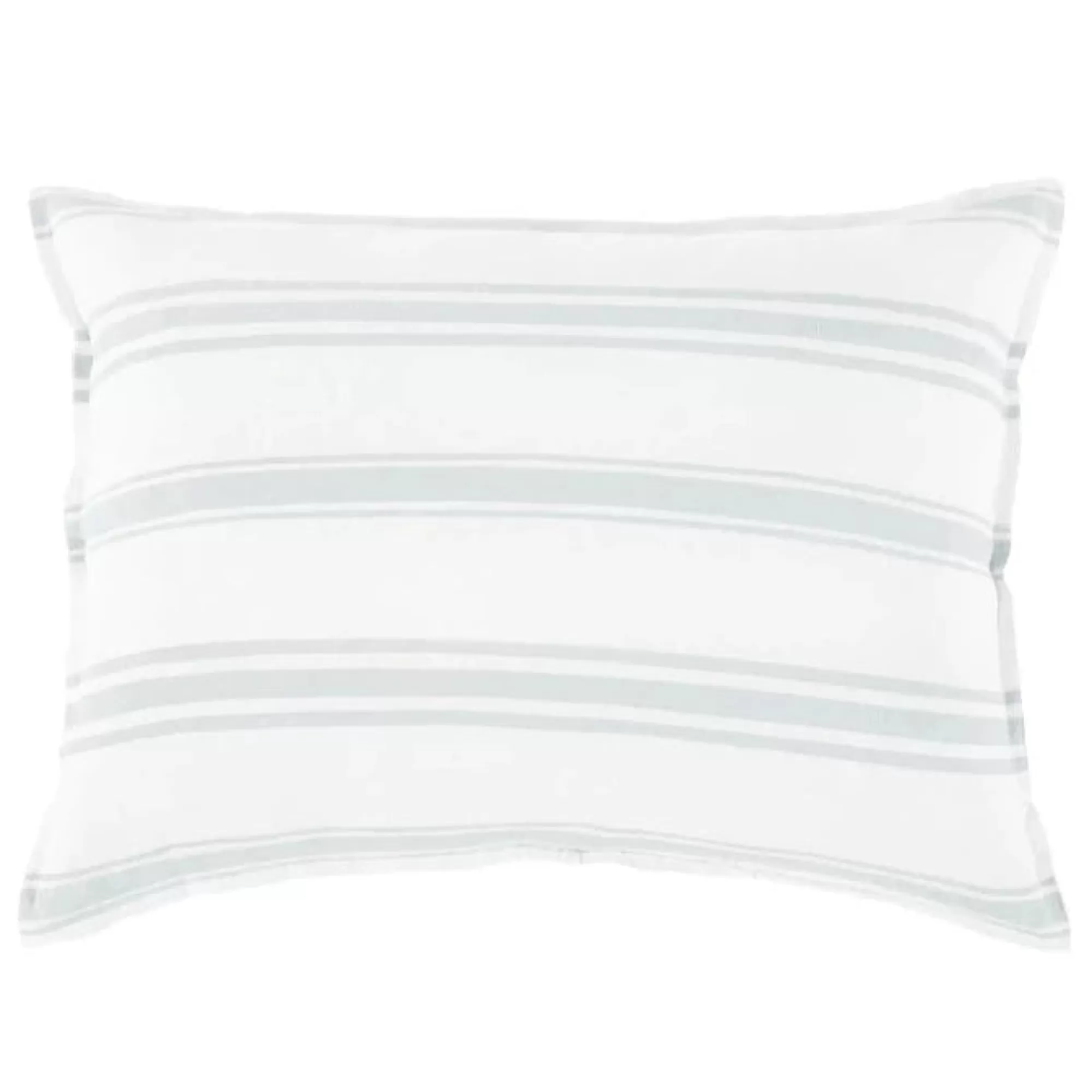Clearance Be Home Jackson Standard Sham, White & Ocean