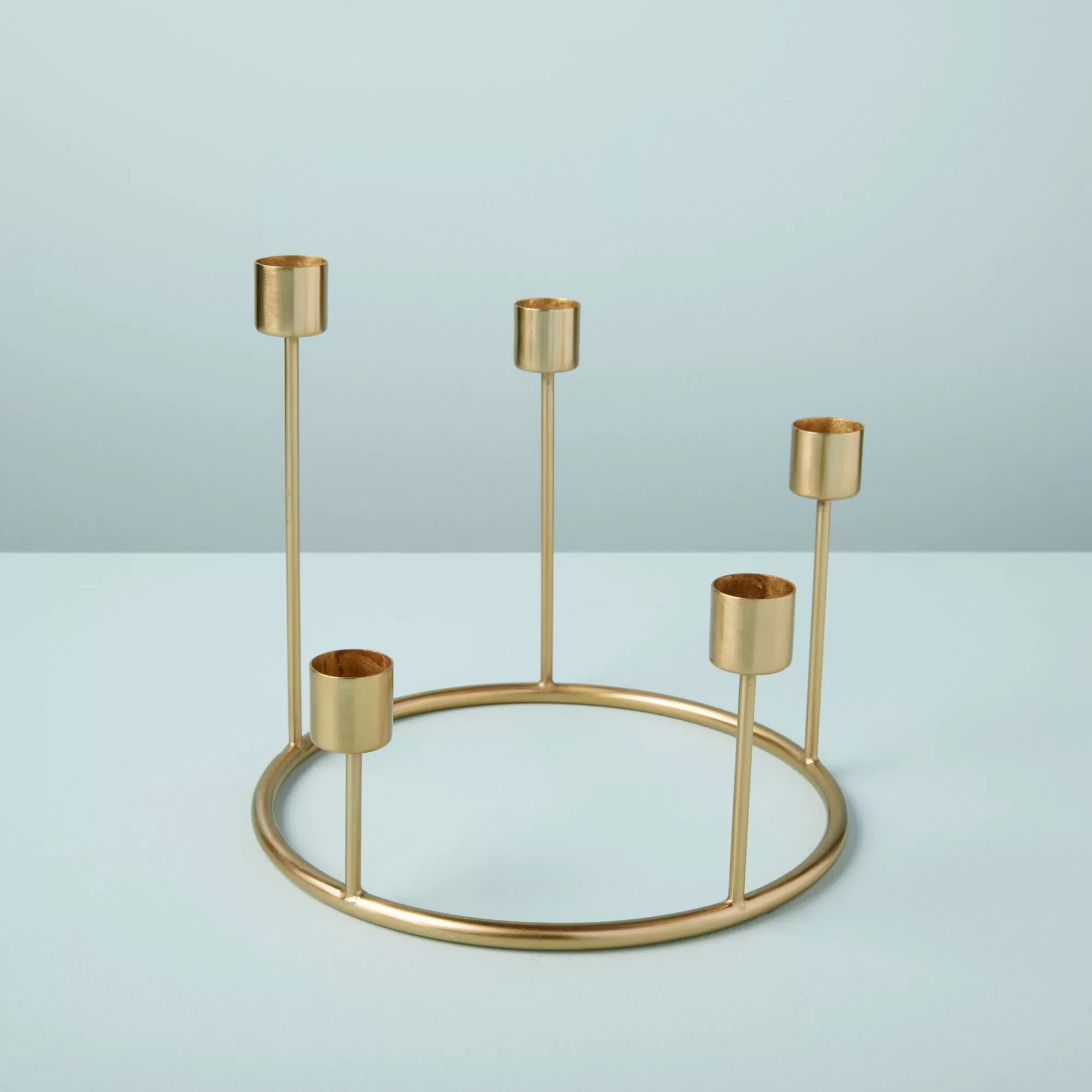 Hot Be Home Kent Gold Candlestick Wreath, Small