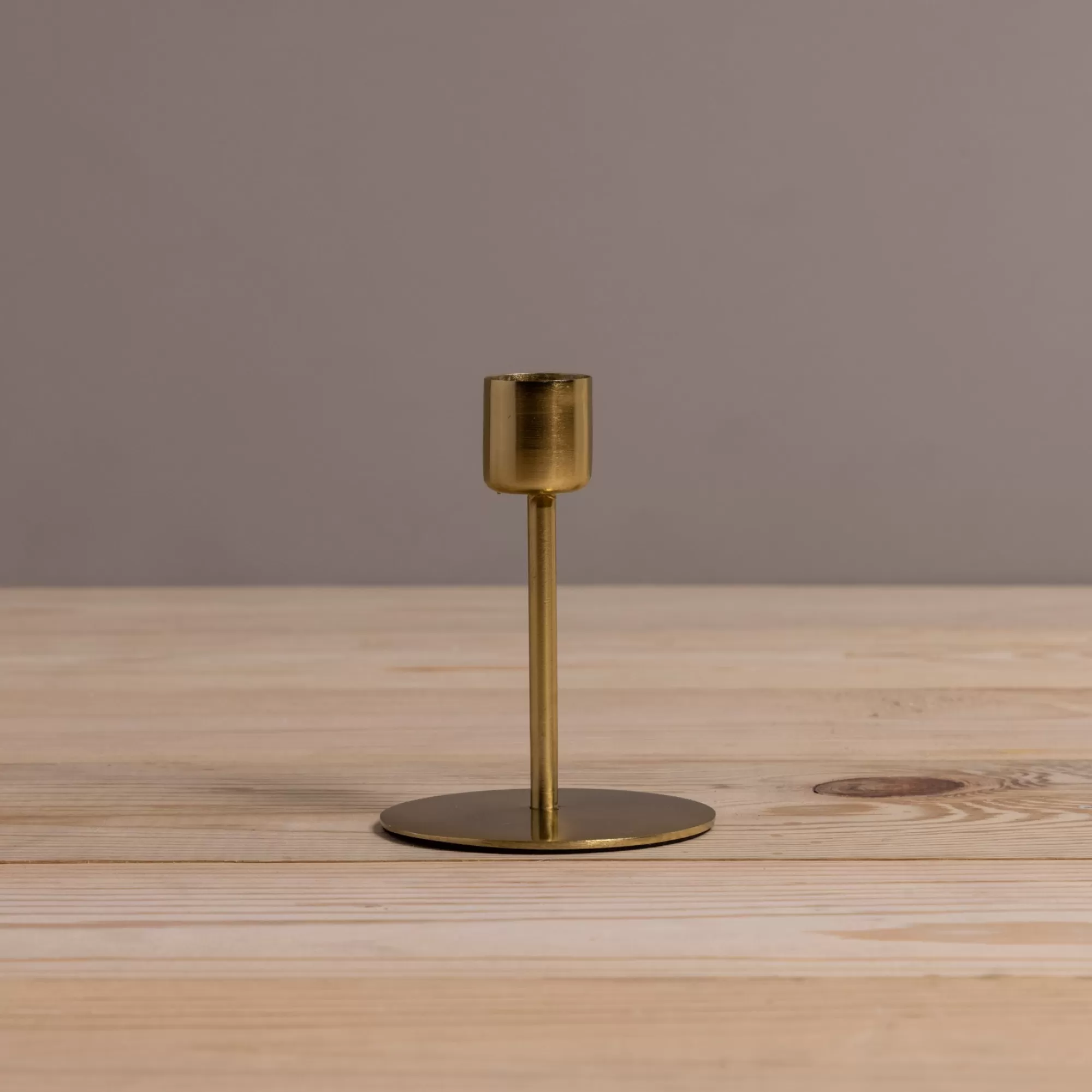Store Be Home Kent Gold Taper Candle Holder