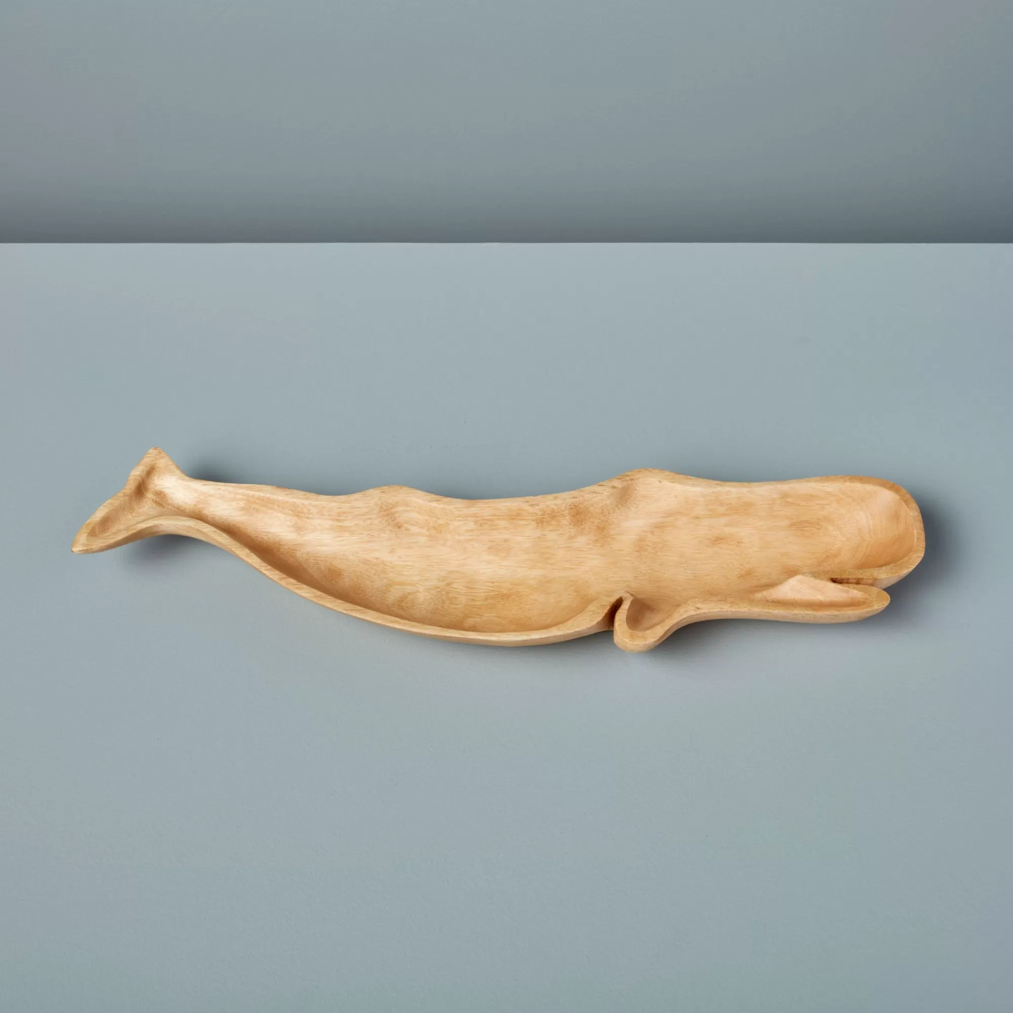 Shop Be Home Kiln Mango Wood Whale Dish
