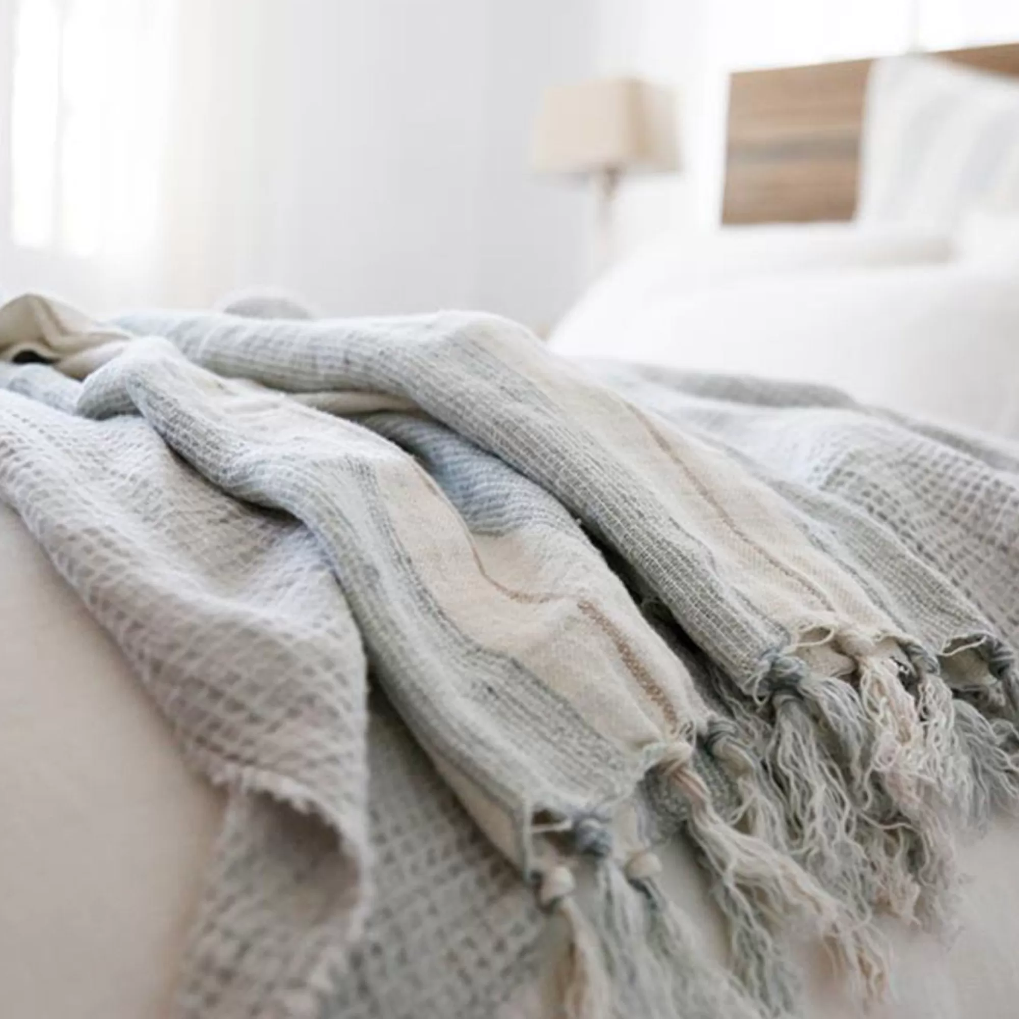 Cheap Be Home Laguna Throw, Ocean & Natural