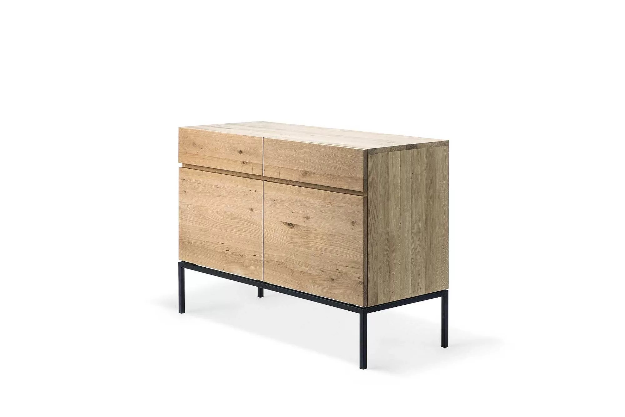 Be Home Sideboards<Ligna Sideboard with Black Metal, 2 Doors, 2 Drawers