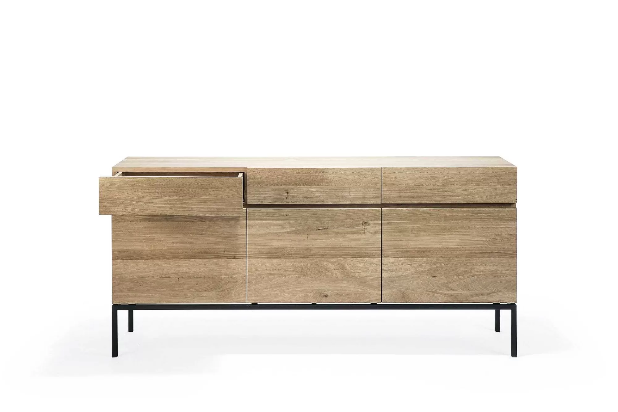 Be Home Sideboards<Ligna Sideboard with Black Metal, 3 Doors & 3 Drawers