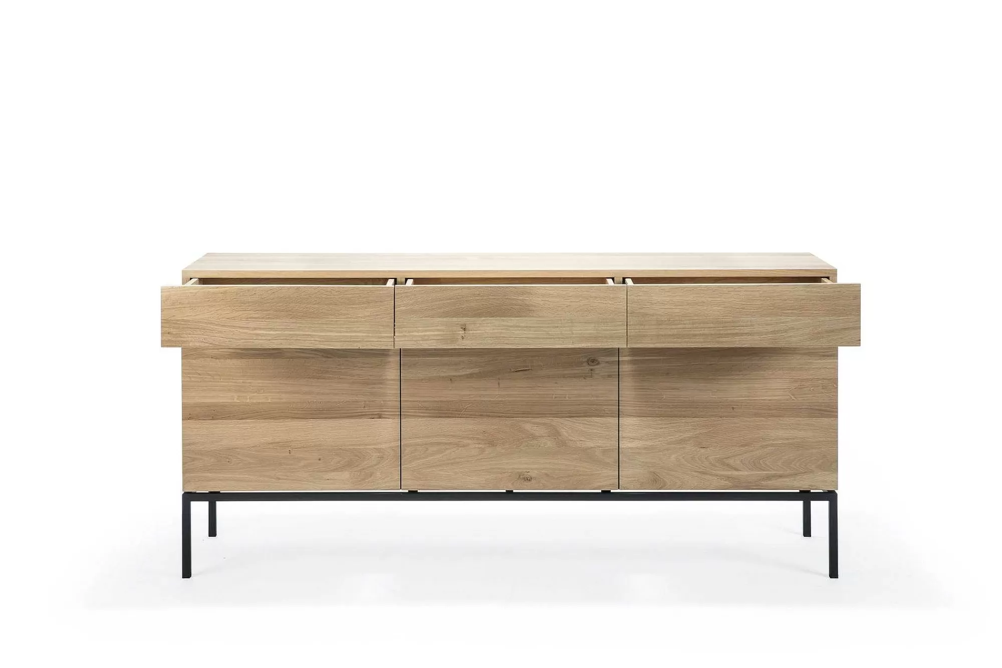 Be Home Sideboards<Ligna Sideboard with Black Metal, 3 Doors & 3 Drawers