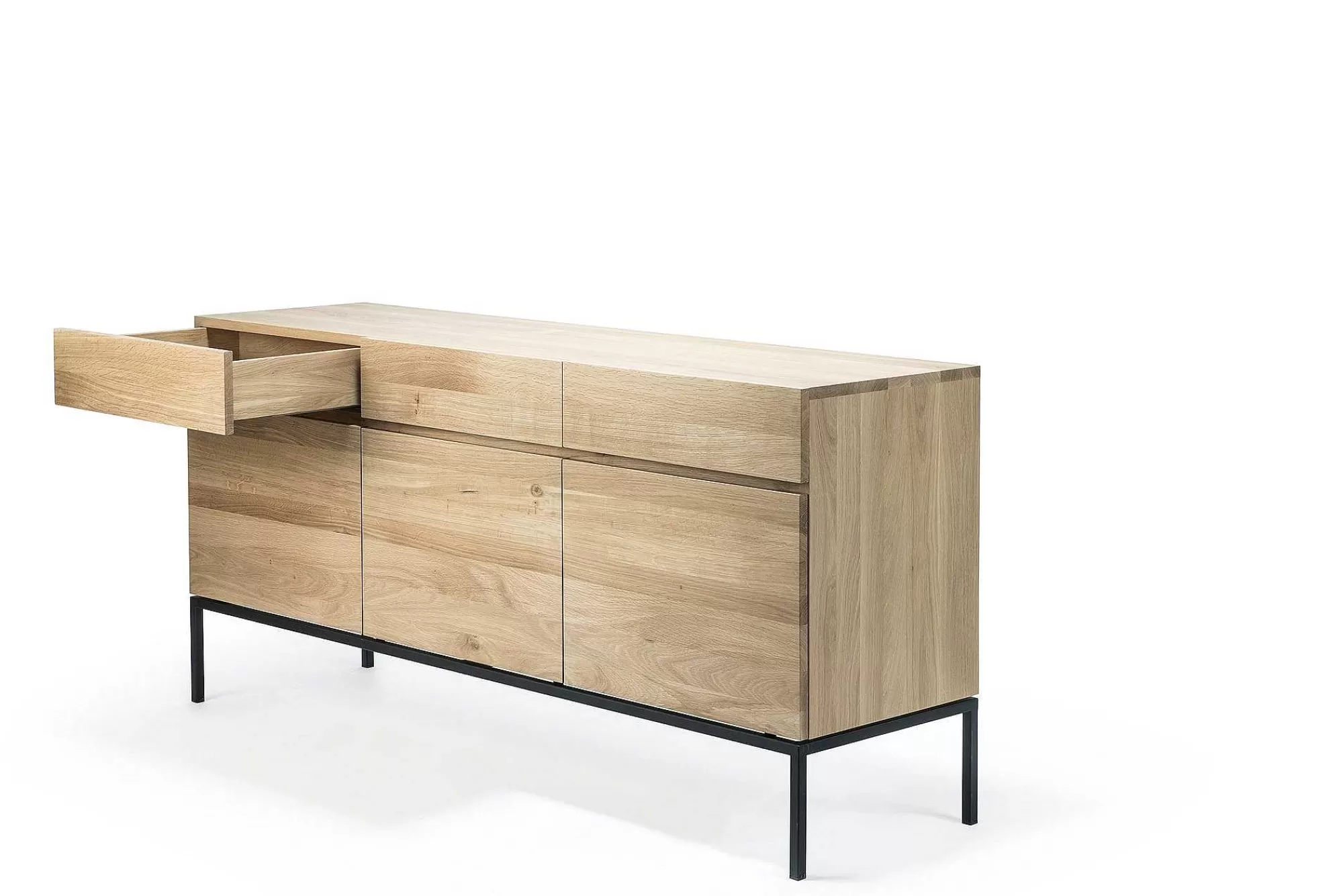 Be Home Sideboards<Ligna Sideboard with Black Metal, 3 Doors & 3 Drawers