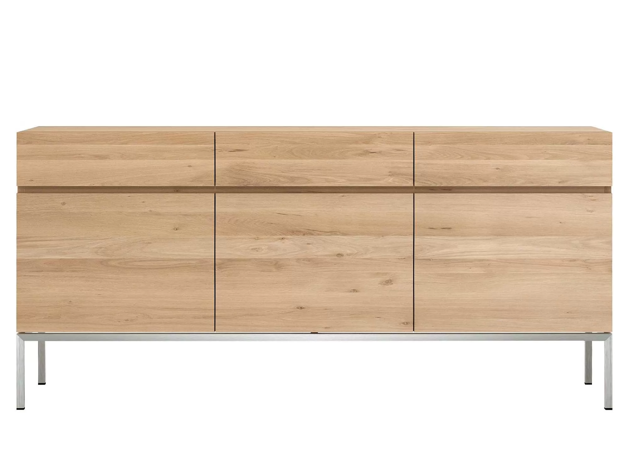 Be Home Sideboards<Ligna Sideboard with Stainless Steel, 3 Doors & 3 Drawers