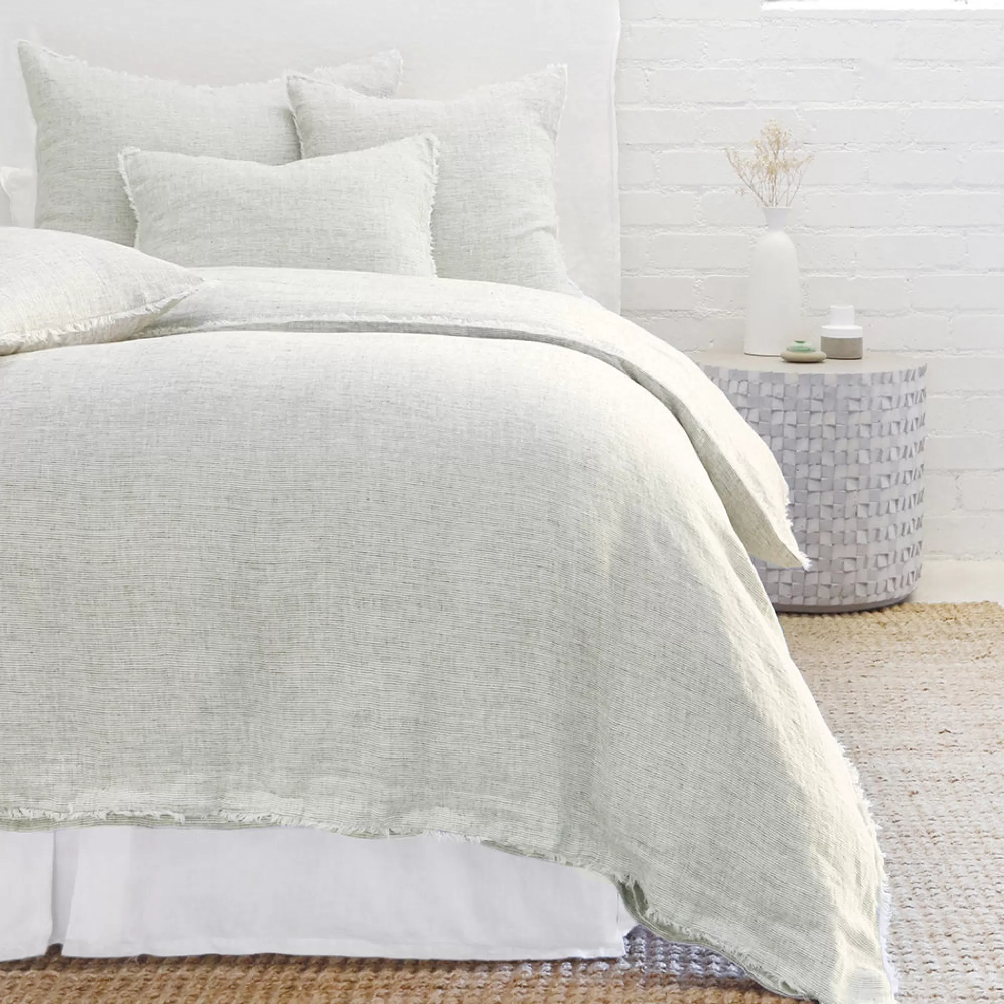 Discount Be Home Logan Euro Sham, Olive