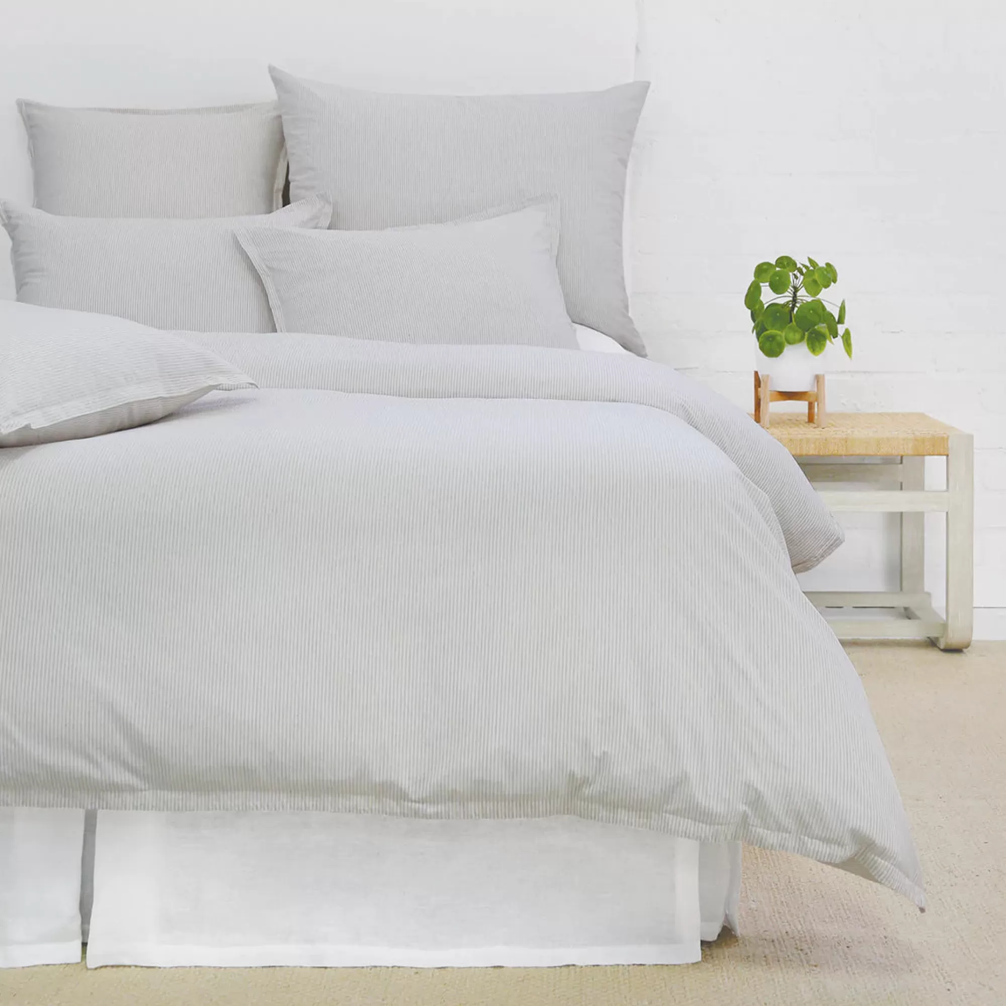 New Be Home Luke King Duvet, Light Blue