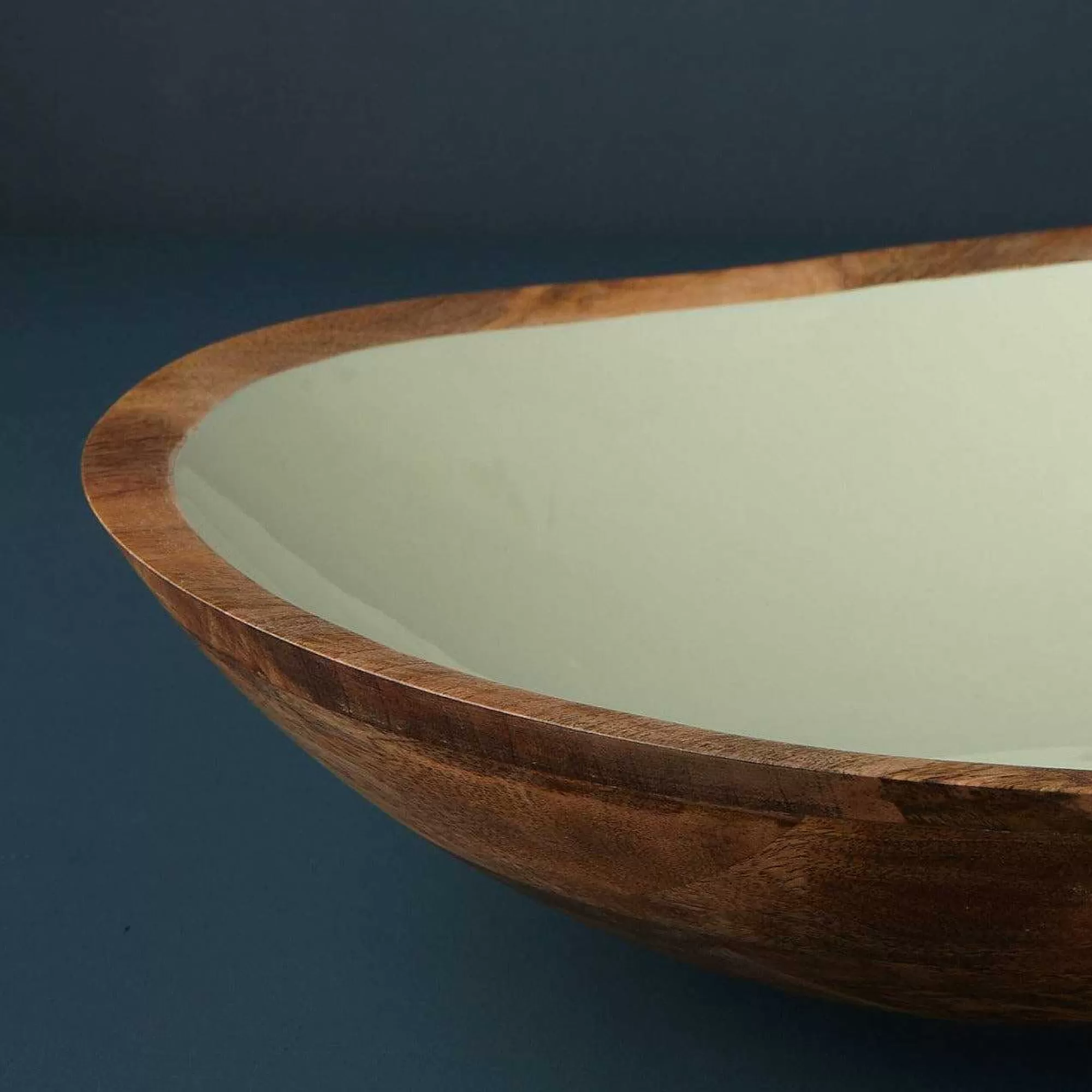 Be Home Wood Serving Bowls<Madras Extra Large Bowl, Mint