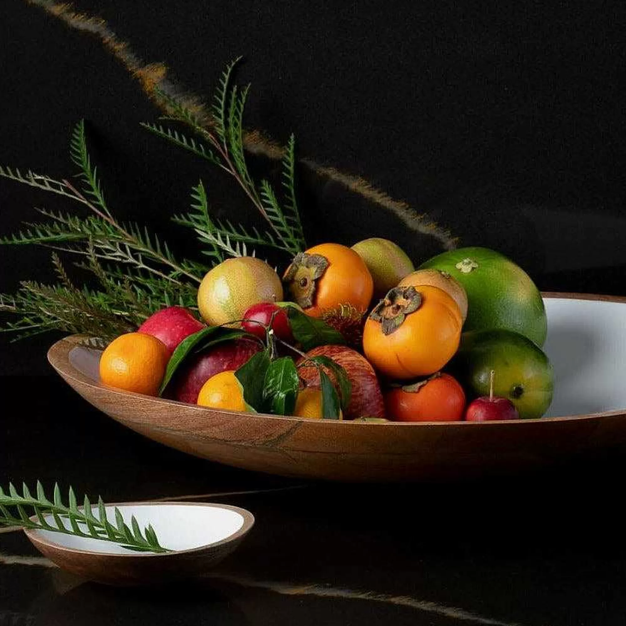 Be Home Wood Serving Bowls<Madras Oversized Shallow Bowl