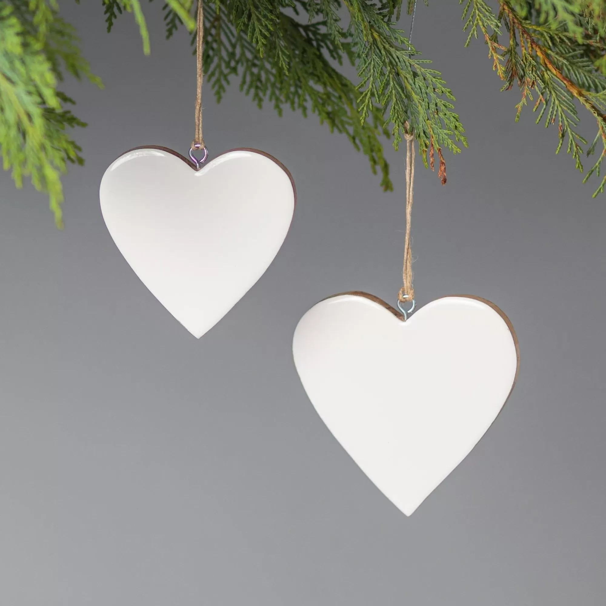 Cheap Be Home Mango Wood & Enamel Heart Ornament, Small