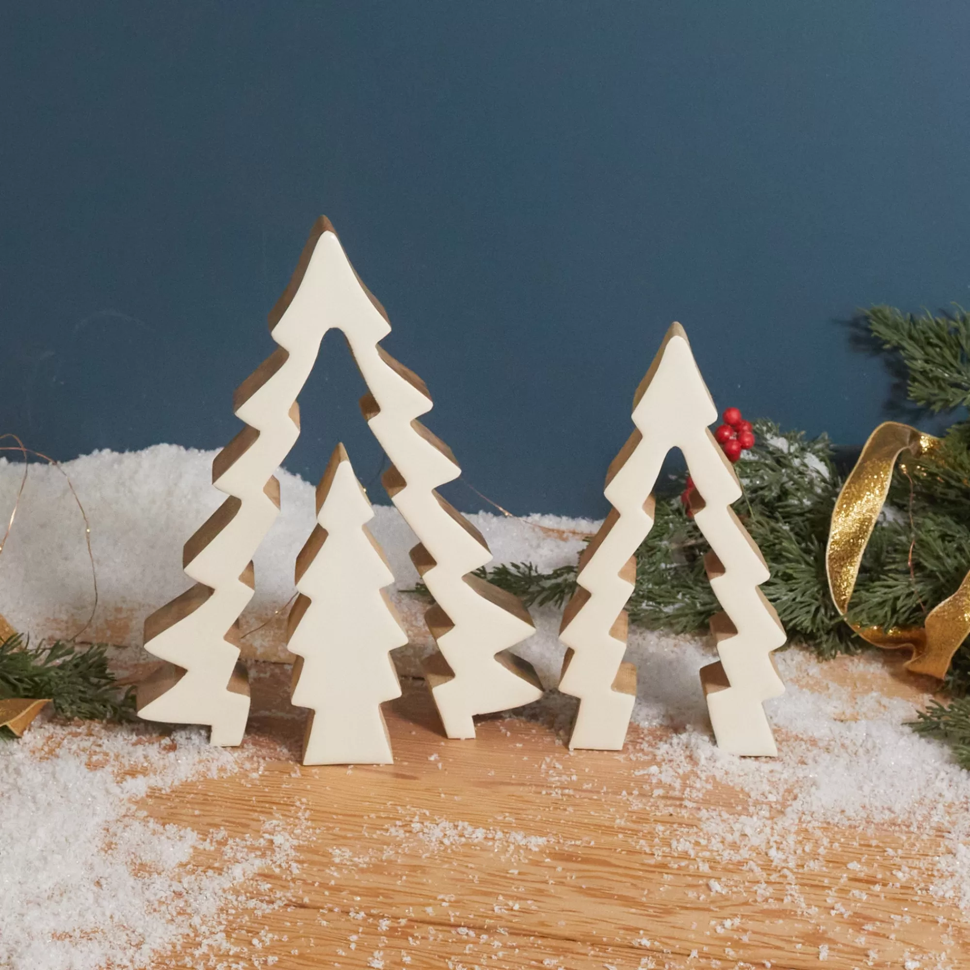 Sale Be Home Mango Wood & Enamel Pop-Out Tree