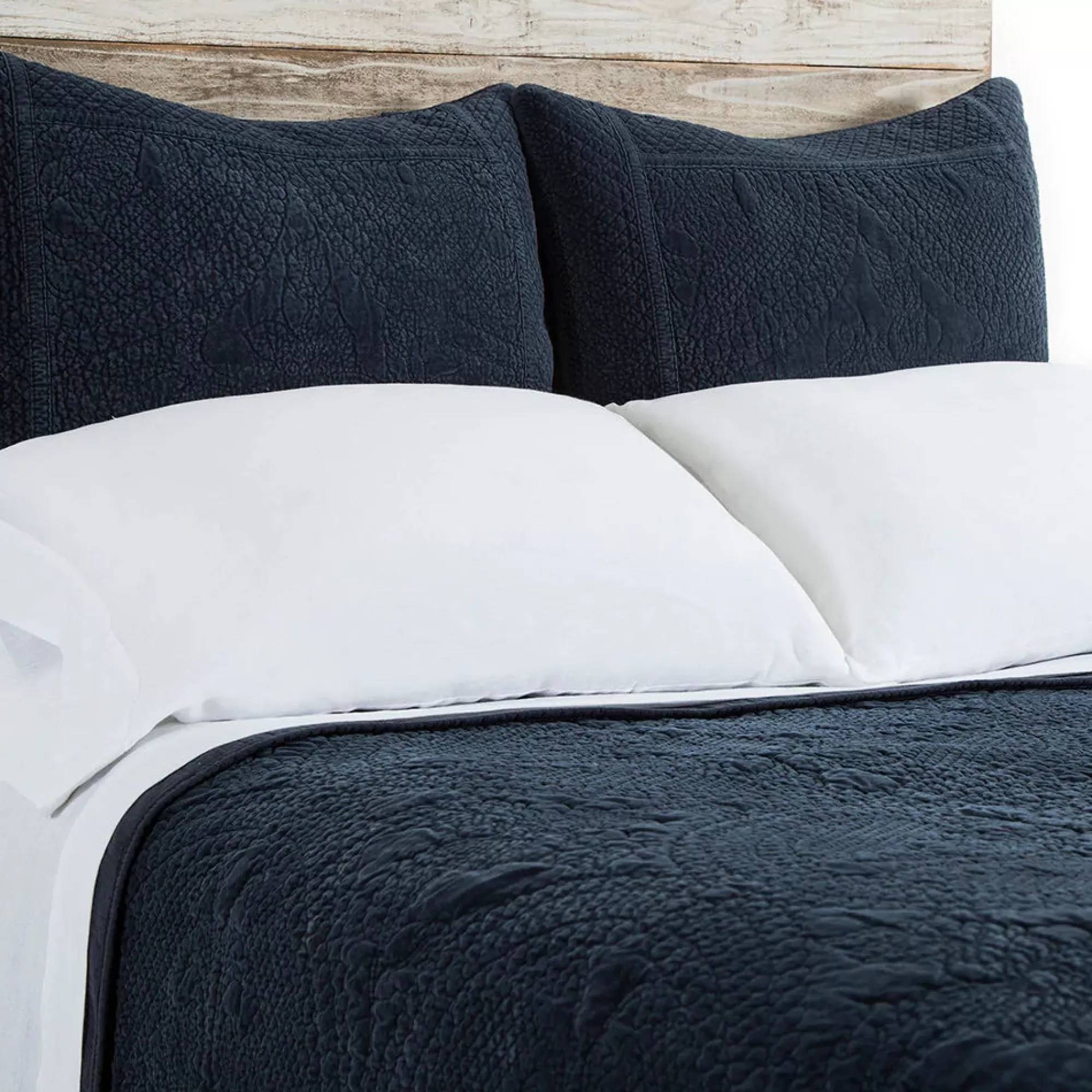 Clearance Be Home Marseille Large Euro Sham, Navy